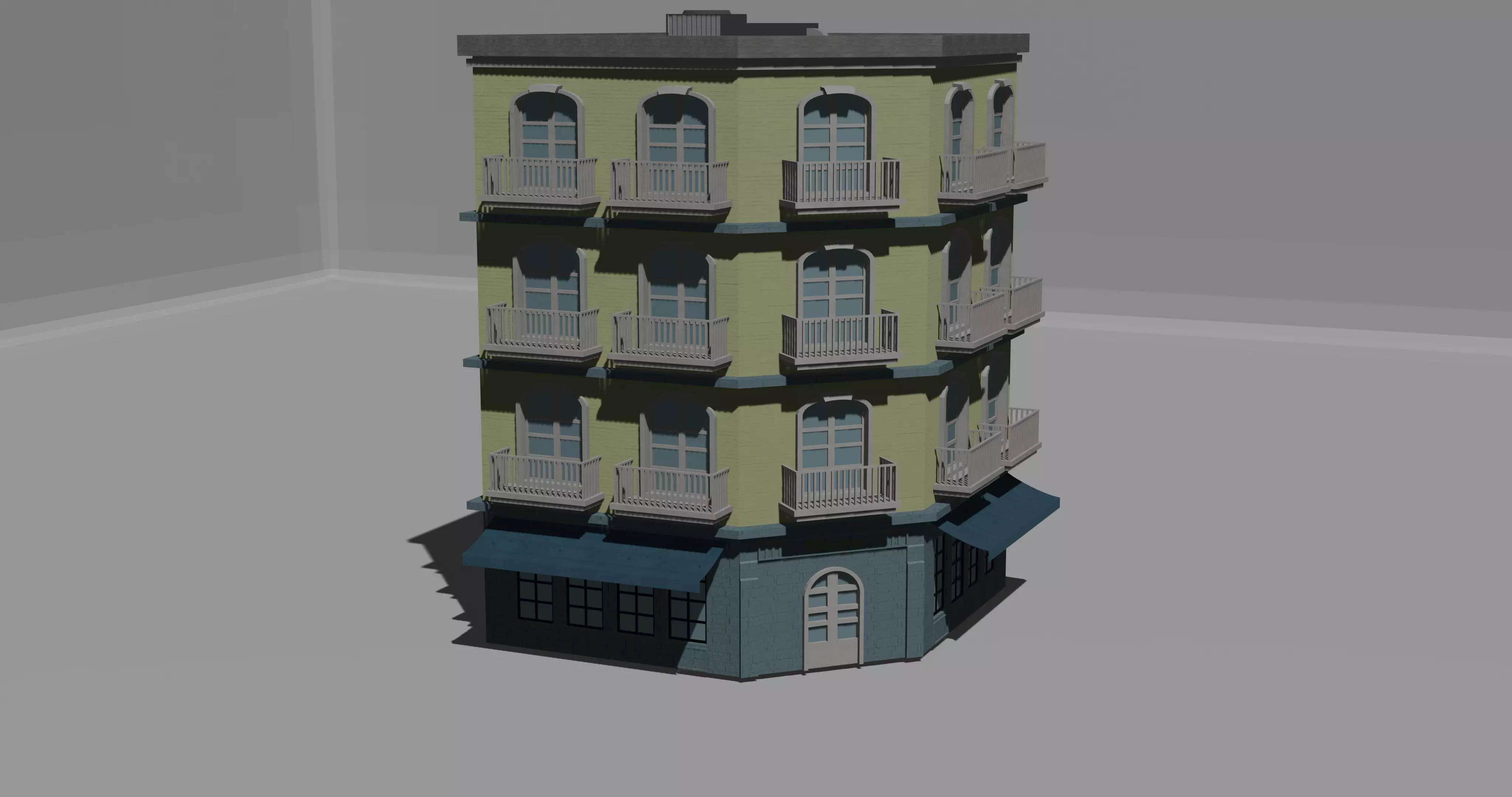 Building Low-poly 3D model_0