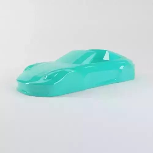 The silhouette of the car Porsche 911 992 Targa 3D print model