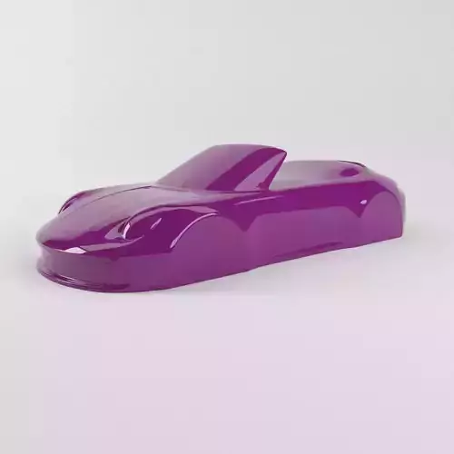 The silhouette of the car Porsche 911 992 Cabrio 3D print model