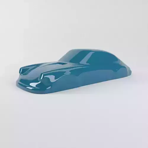 The silhouette of the car Porsche 911 1990 3D print model