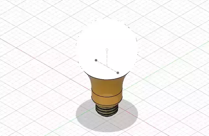 LED Light Bulb 3D print model