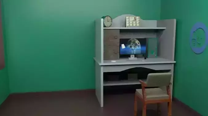 CoModern mputer Desk