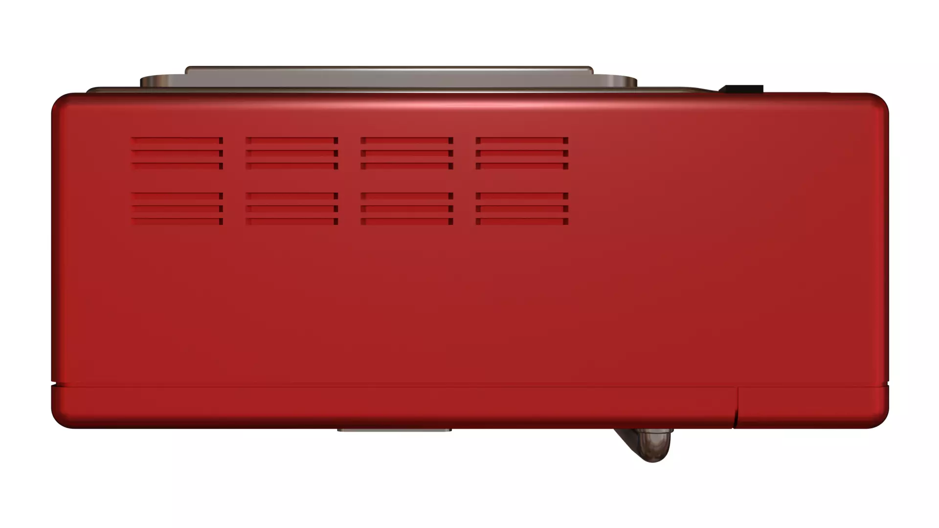 Retro Microwave Oven 3D Model High Poly Realistic Appliance 3D model_4