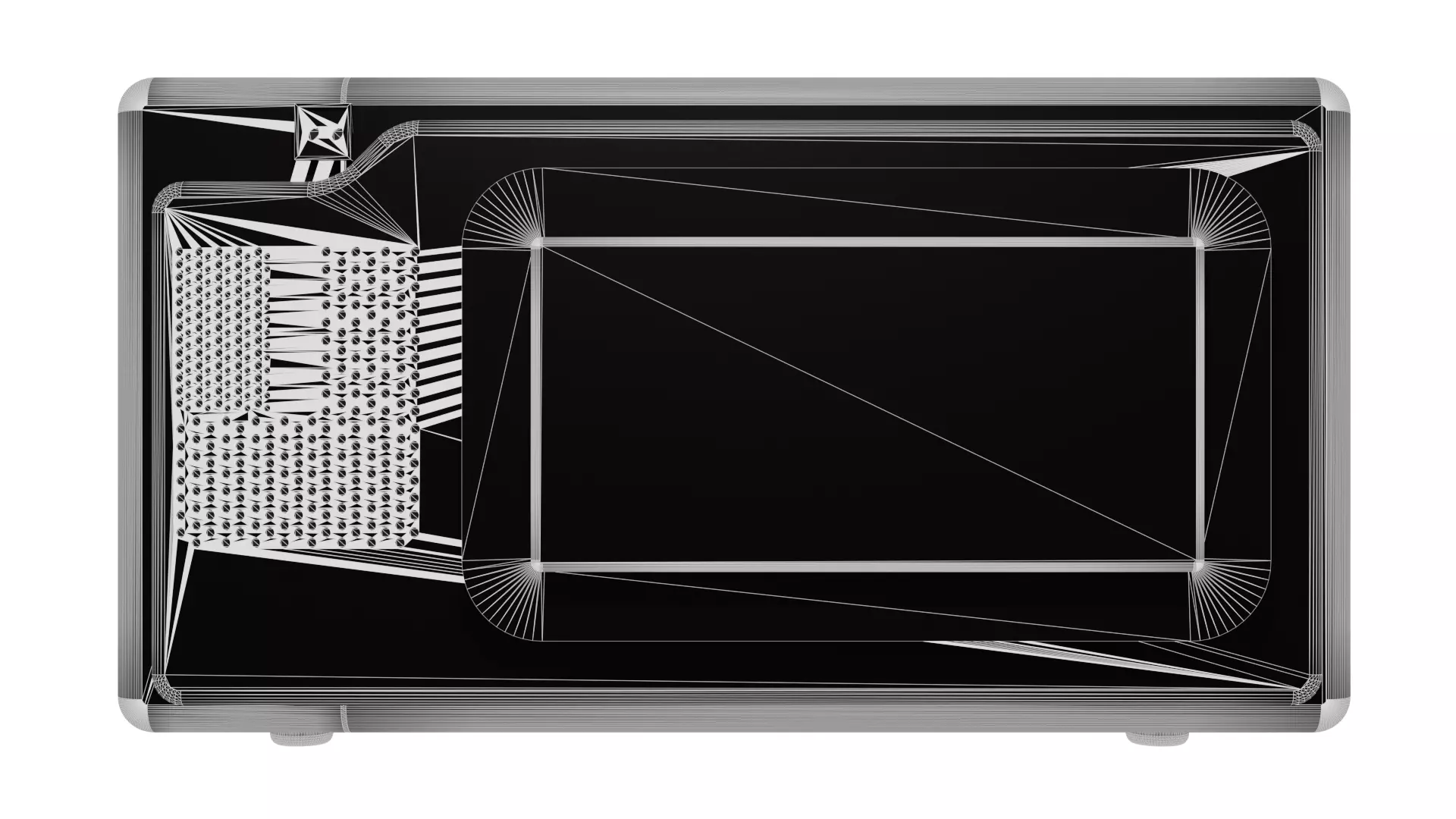 Retro Microwave Oven 3D Model High Poly Realistic Appliance 3D model_8