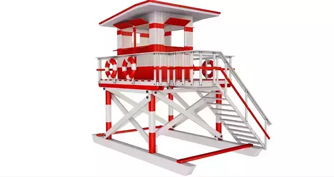Beach Lifeguard Tower