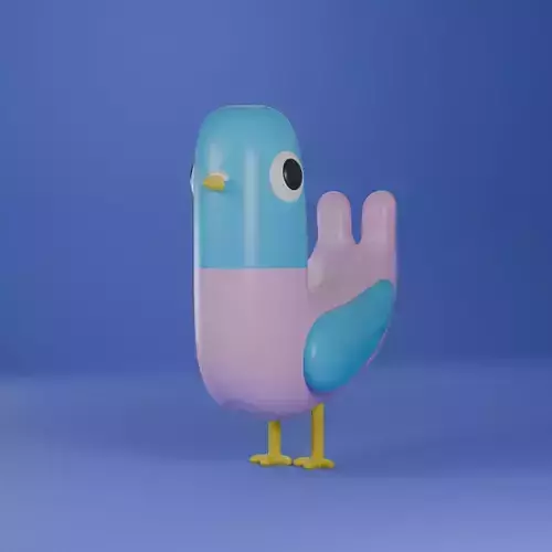 realistic 3d chicken model  blender 