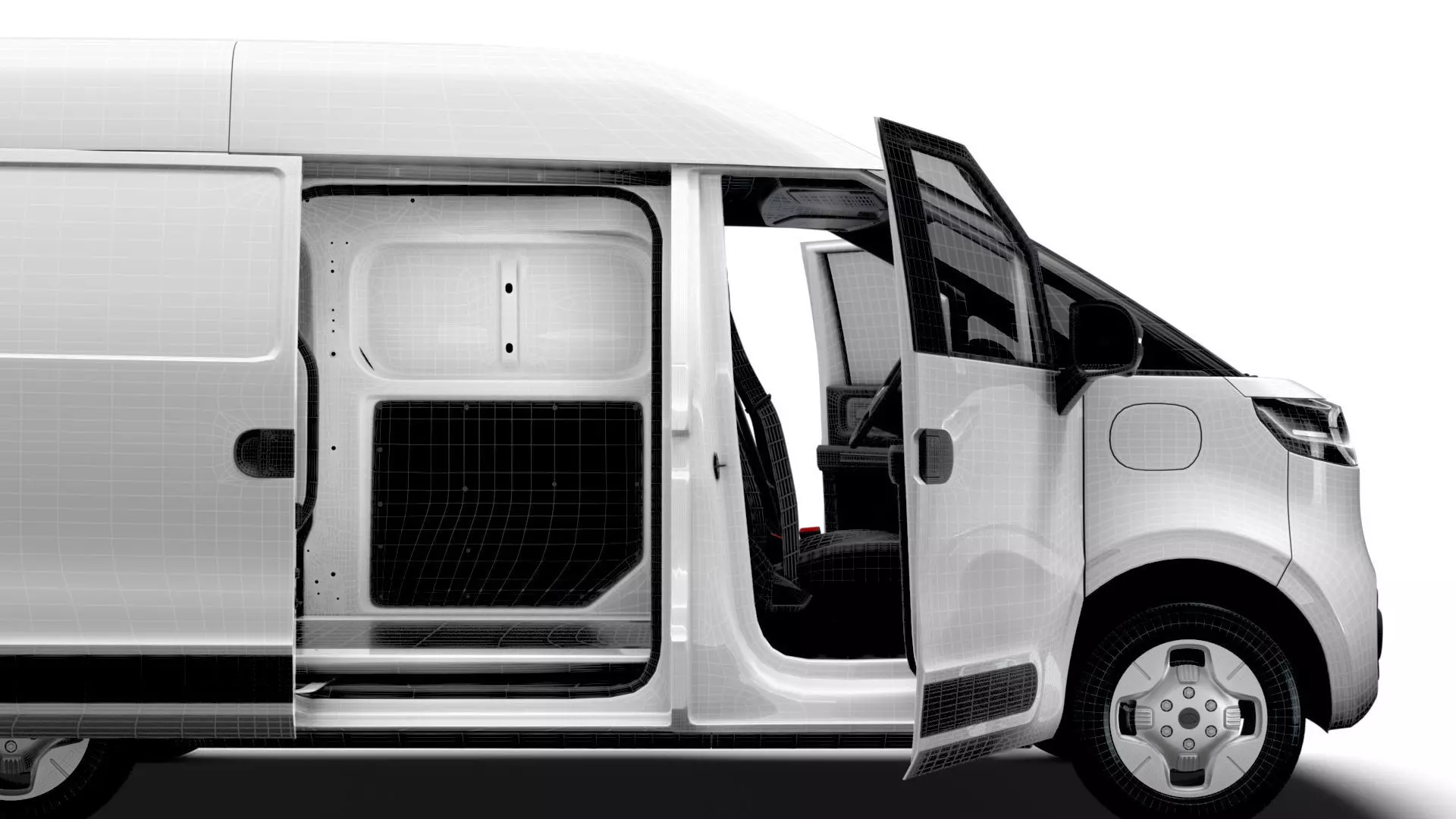 Maxus eDELIVER 5 L1H2 HQInterior 2026 3D model_16