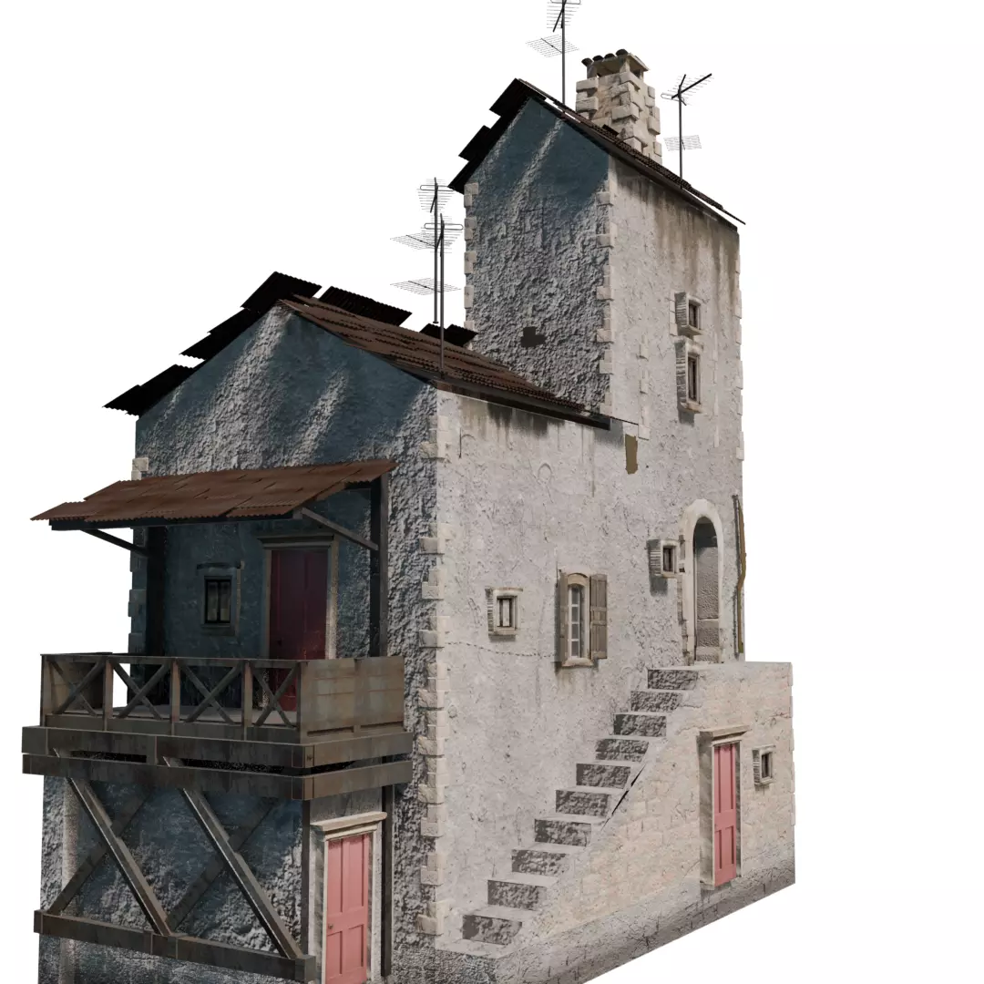 Old House 3D model_7