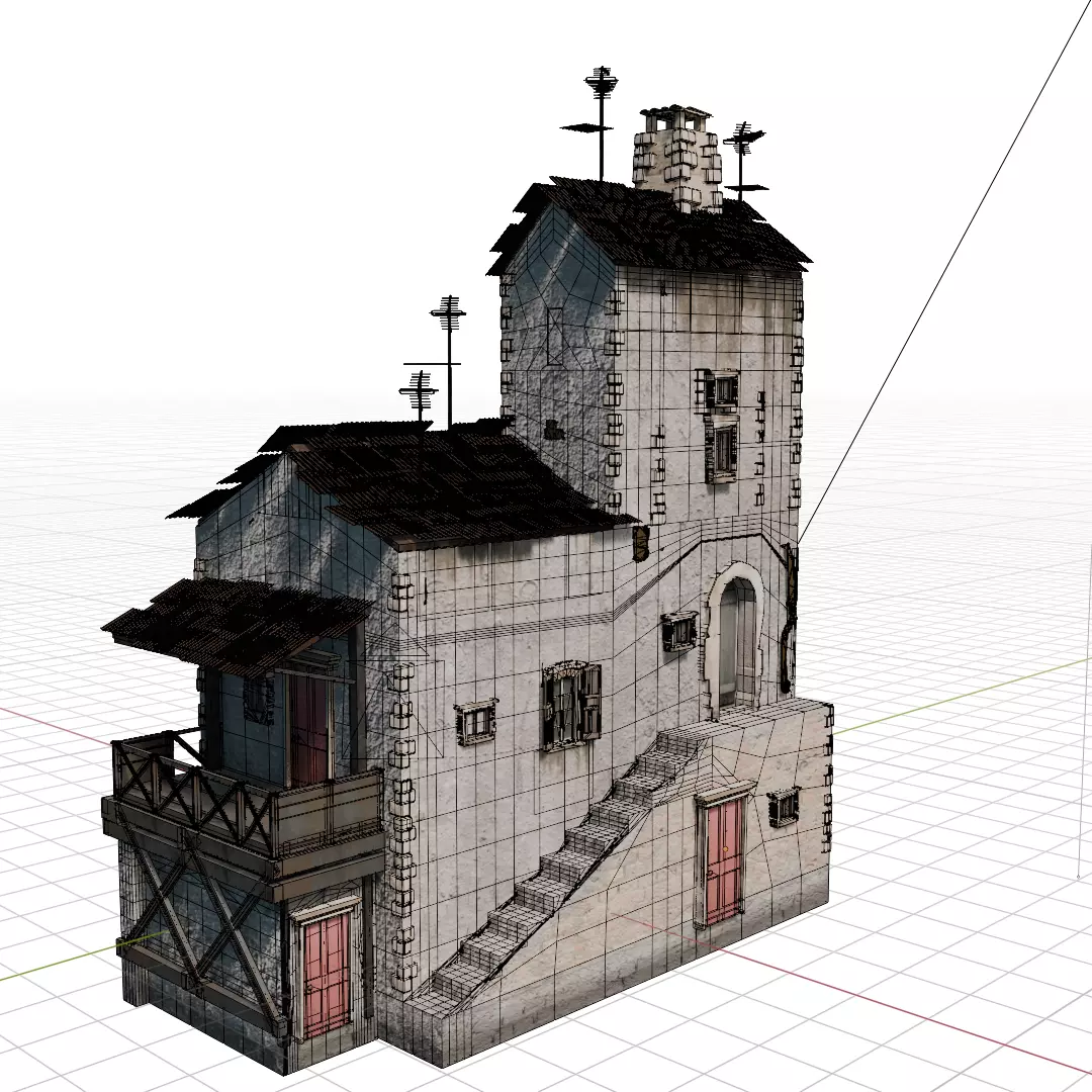 Old House 3D model_9