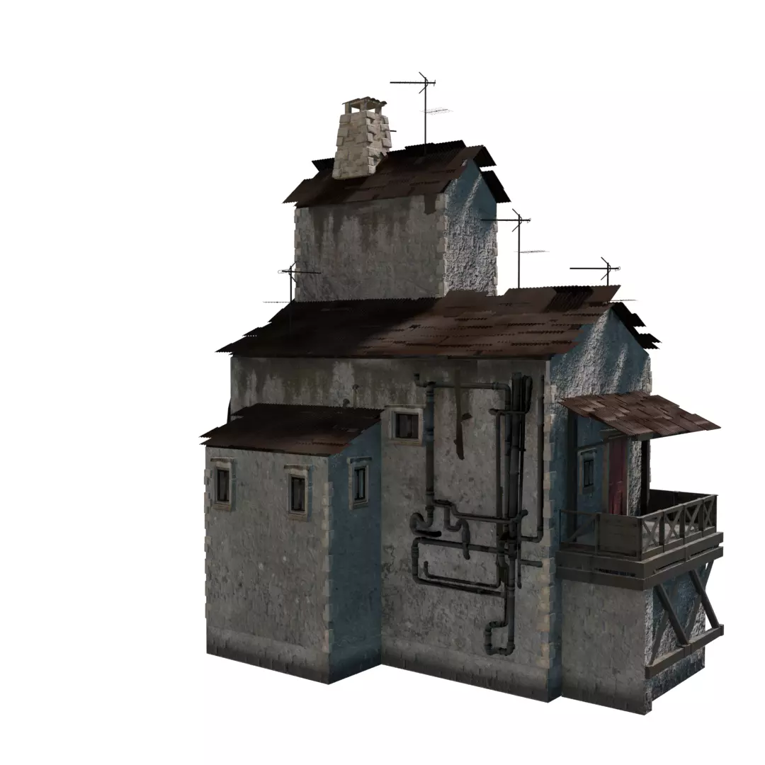 Old House 3D model_5
