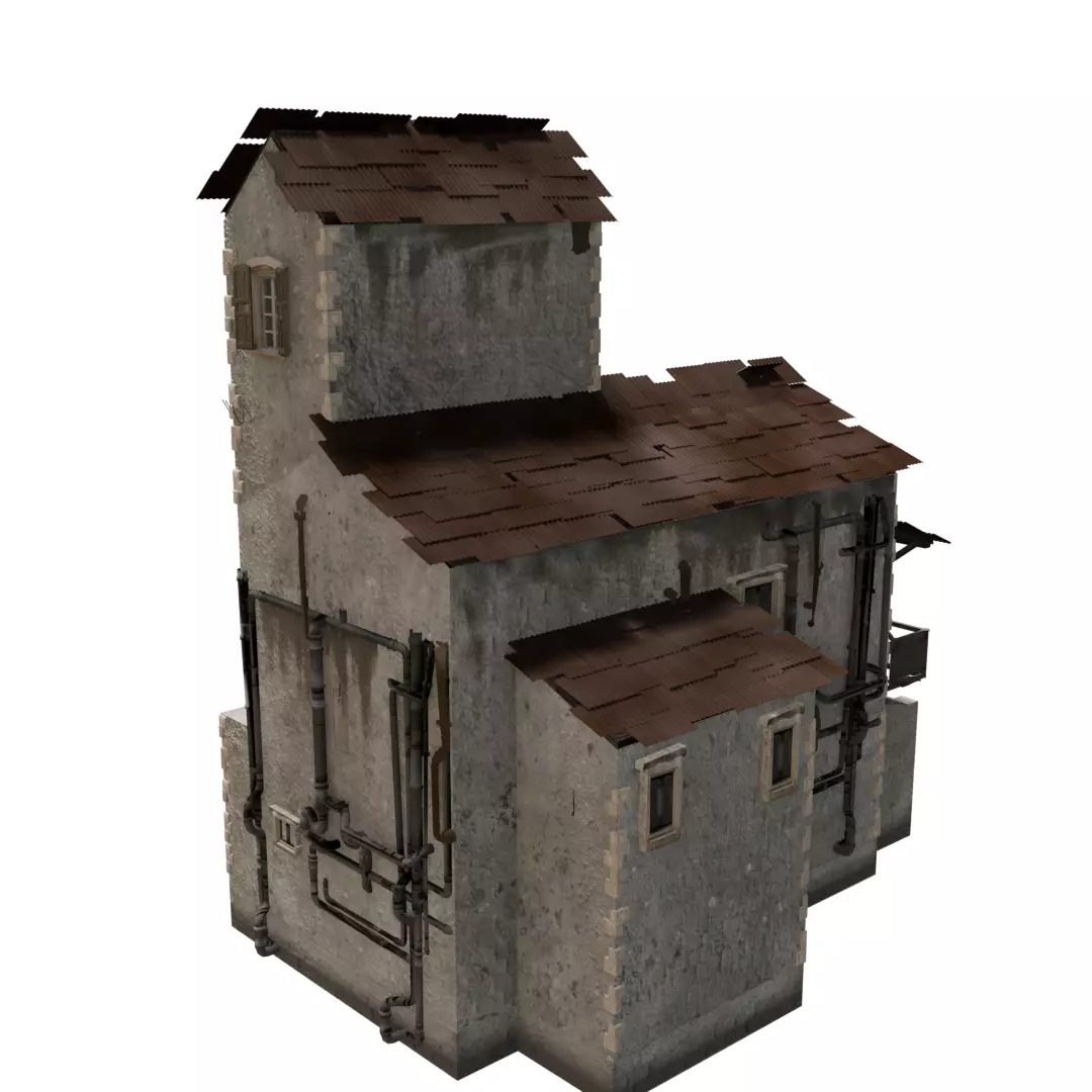 Old House 3D model_1