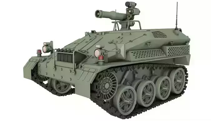 Wiesel A1 TOW AWC Tank 3D model