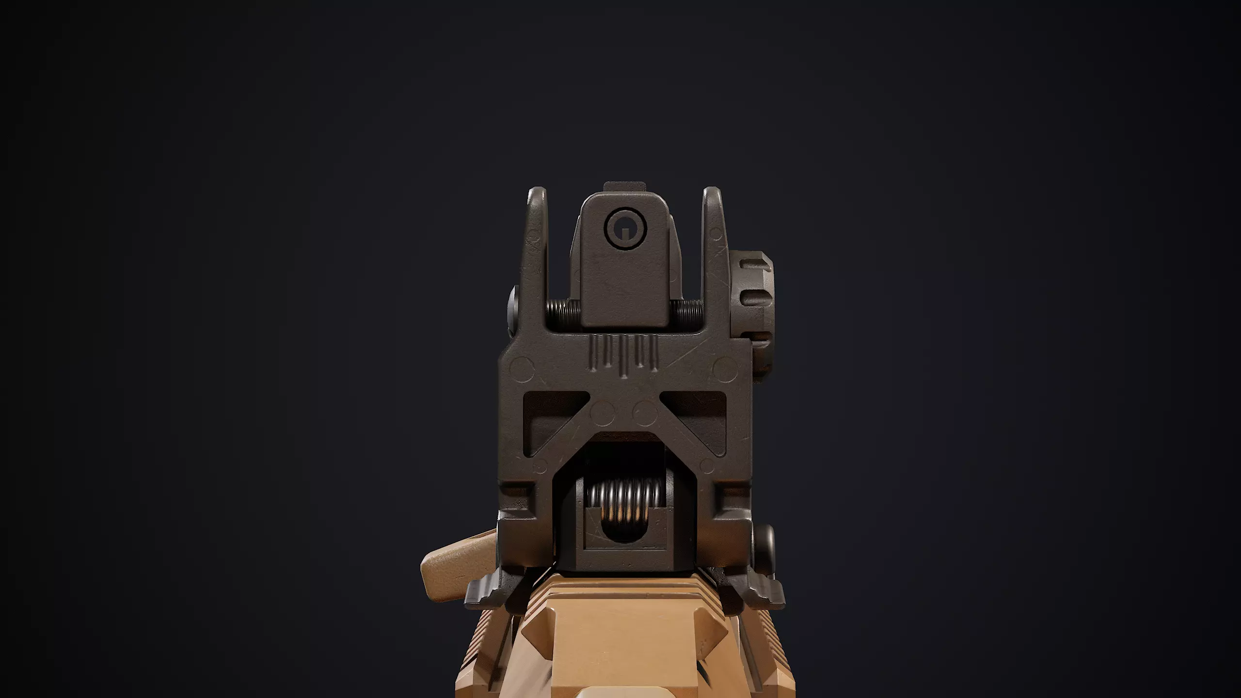 Bushmaster ACR Low-poly 3D model_12
