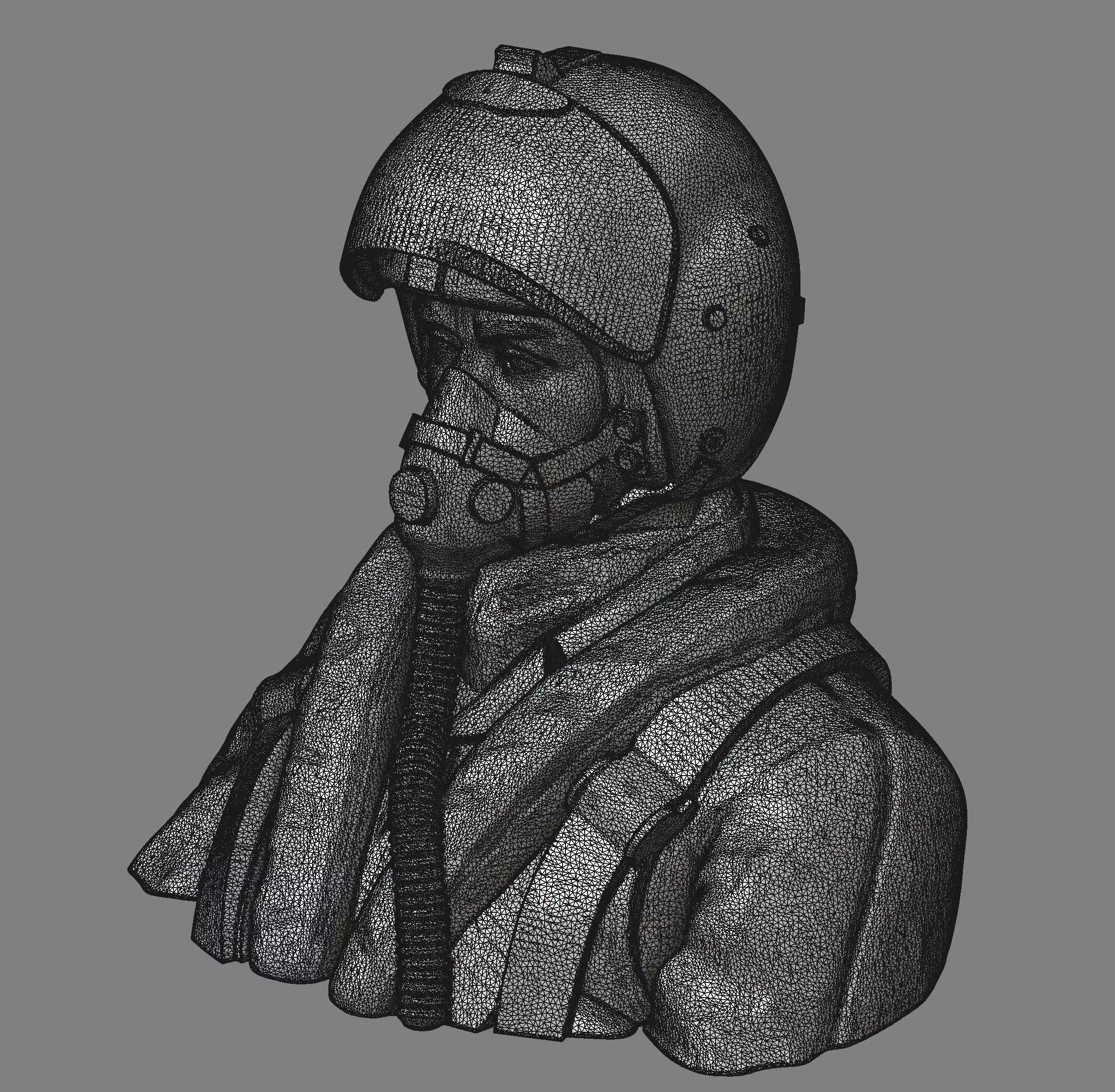 Cold War RAF Pilot 3D print model_7