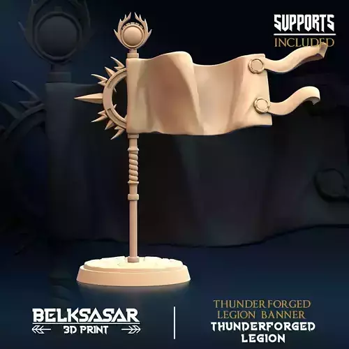 Thunderforged Legion Banner 3D print model