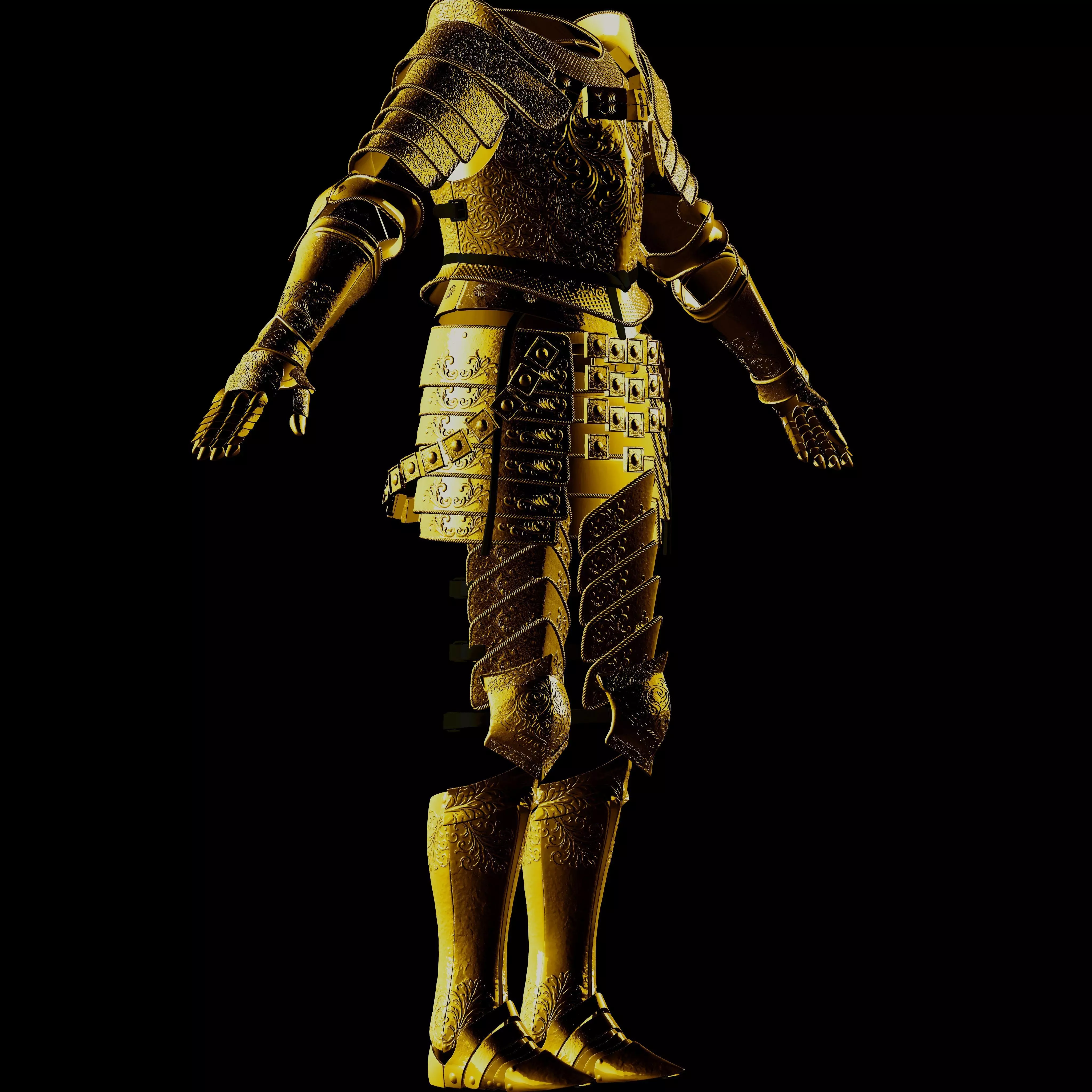 ULTIMATE CLEANROT FULL ARMOR - ELDEN RING FAN ART REPLICA STL  3D print model_35