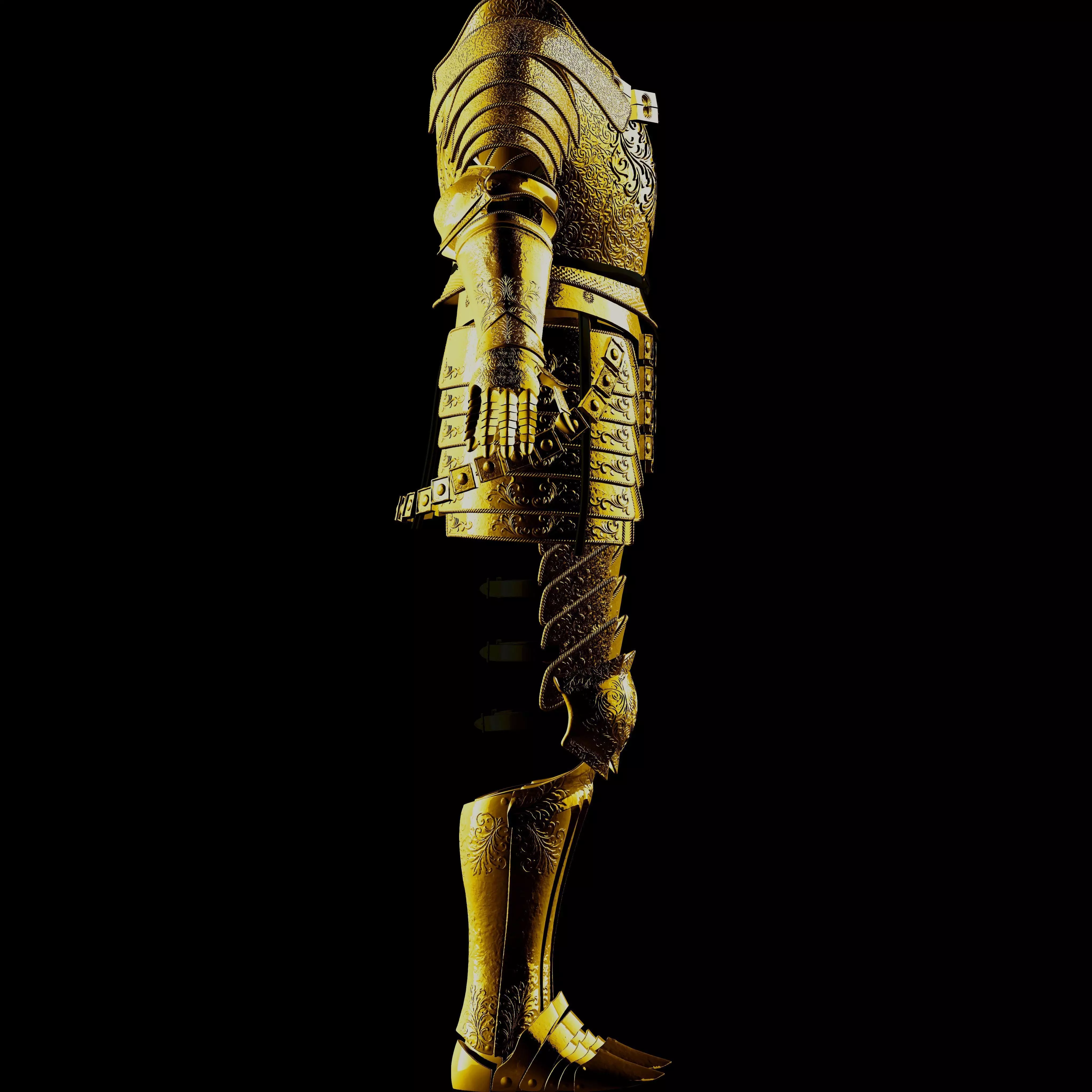 ULTIMATE CLEANROT FULL ARMOR - ELDEN RING FAN ART REPLICA STL  3D print model_3