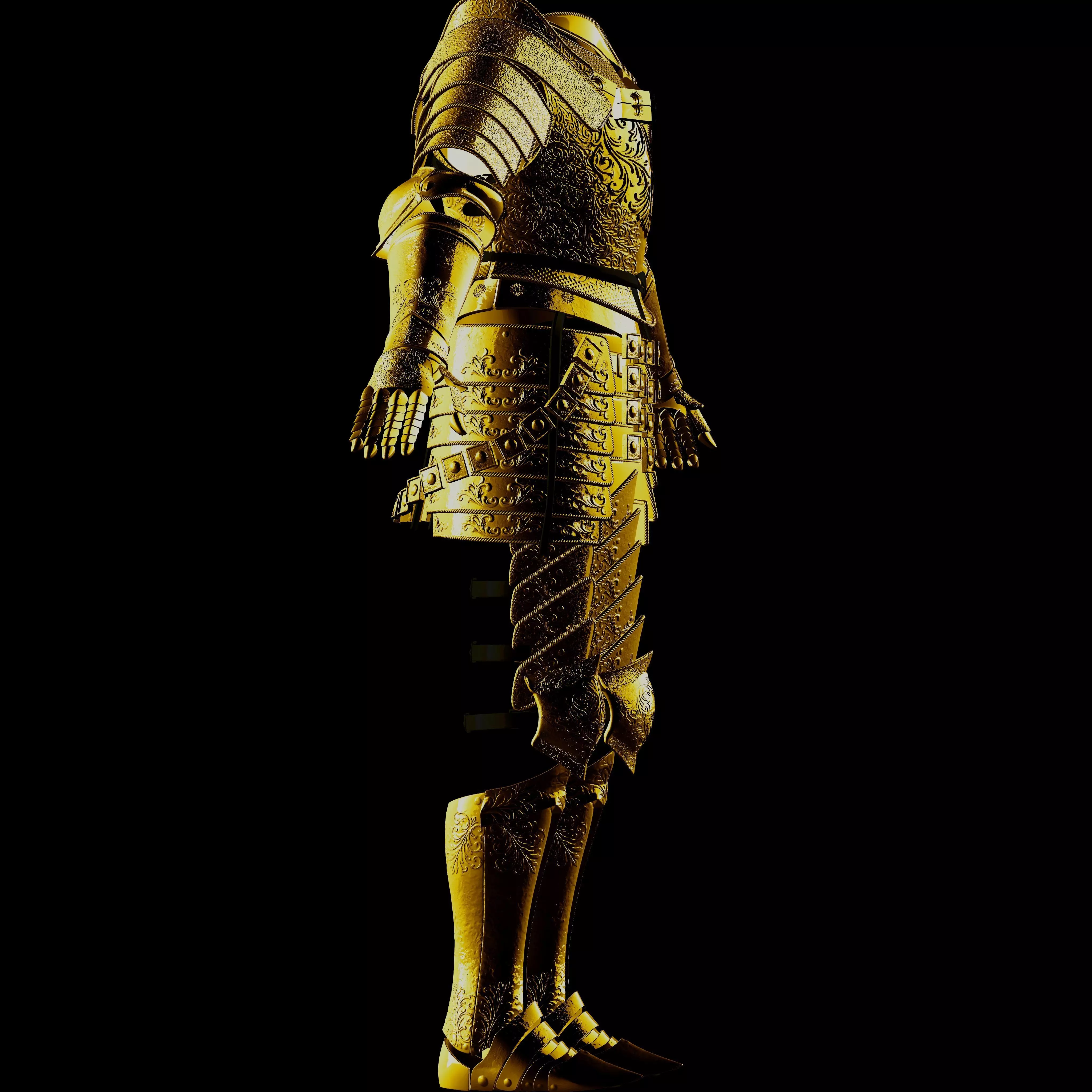 ULTIMATE CLEANROT FULL ARMOR - ELDEN RING FAN ART REPLICA STL  3D print model_47