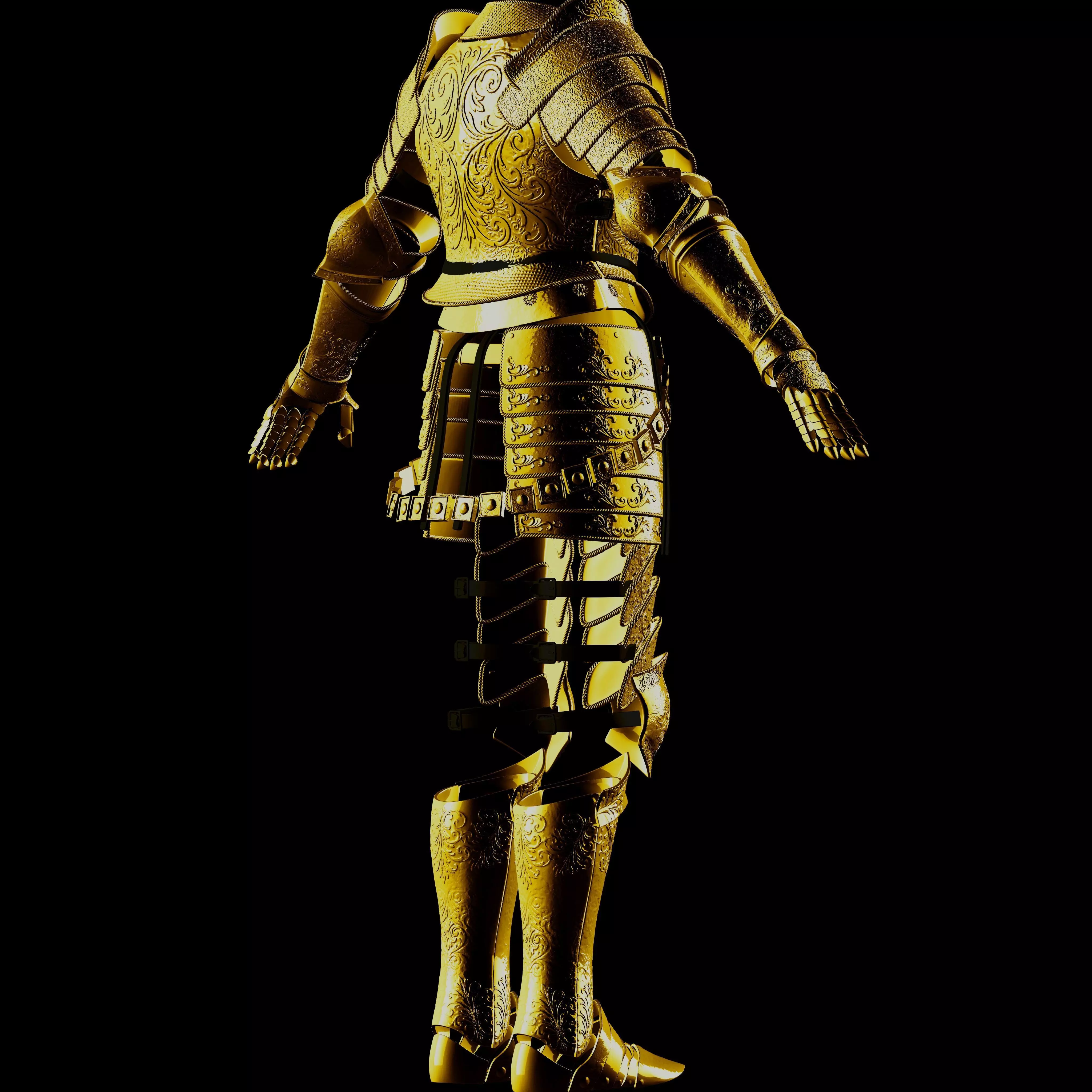 ULTIMATE CLEANROT FULL ARMOR - ELDEN RING FAN ART REPLICA STL  3D print model_49