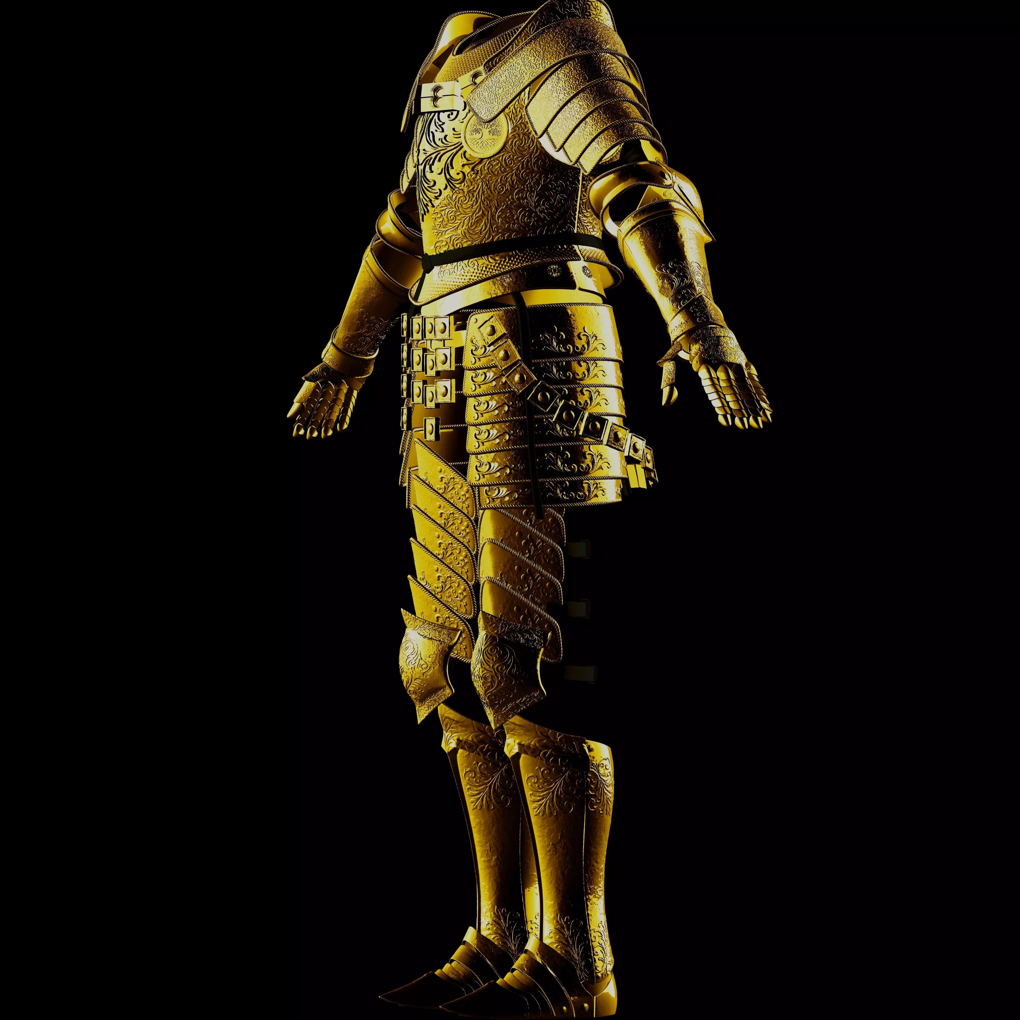 ULTIMATE CLEANROT FULL ARMOR - ELDEN RING FAN ART REPLICA STL  3D print model_50