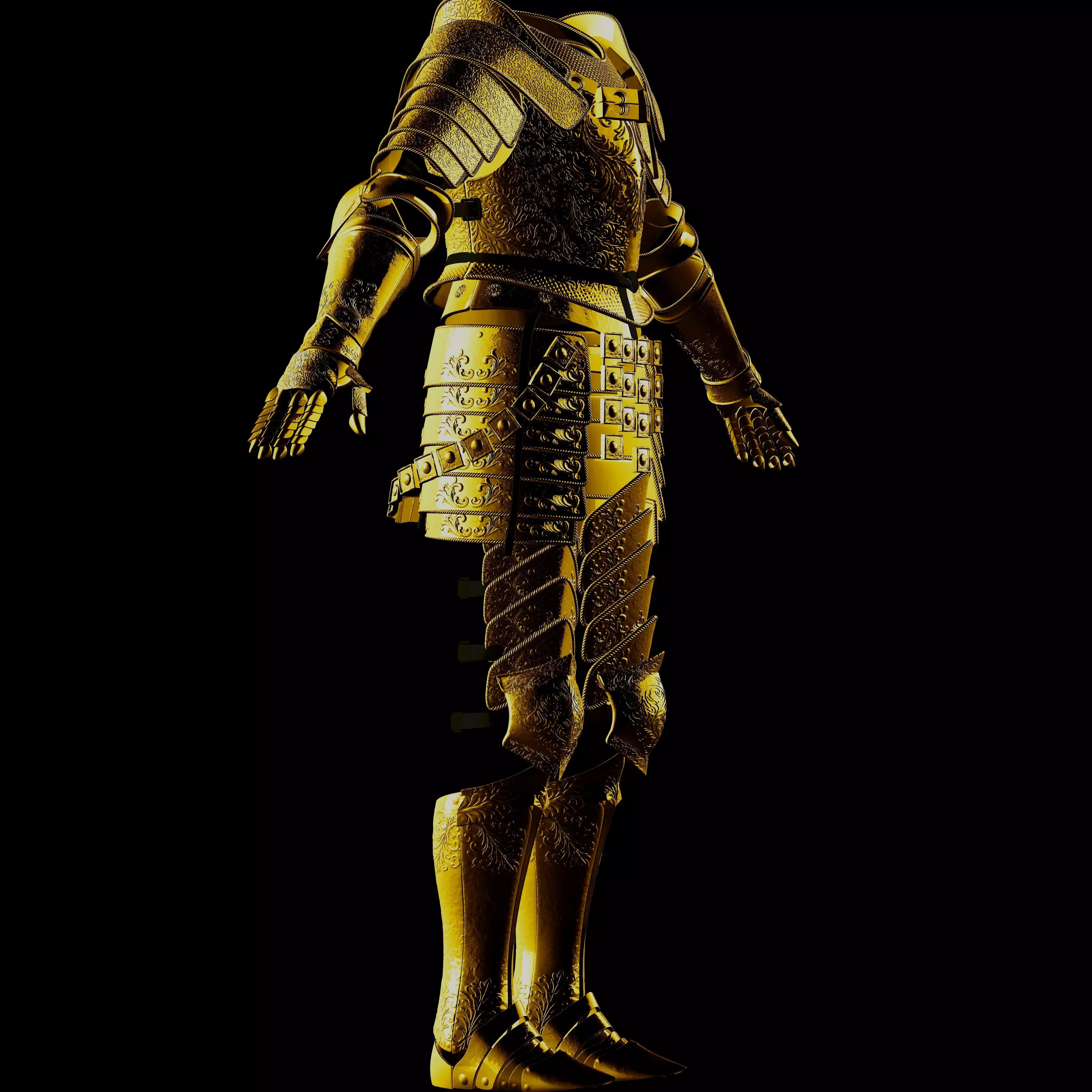 ULTIMATE CLEANROT FULL ARMOR - ELDEN RING FAN ART REPLICA STL  3D print model_48