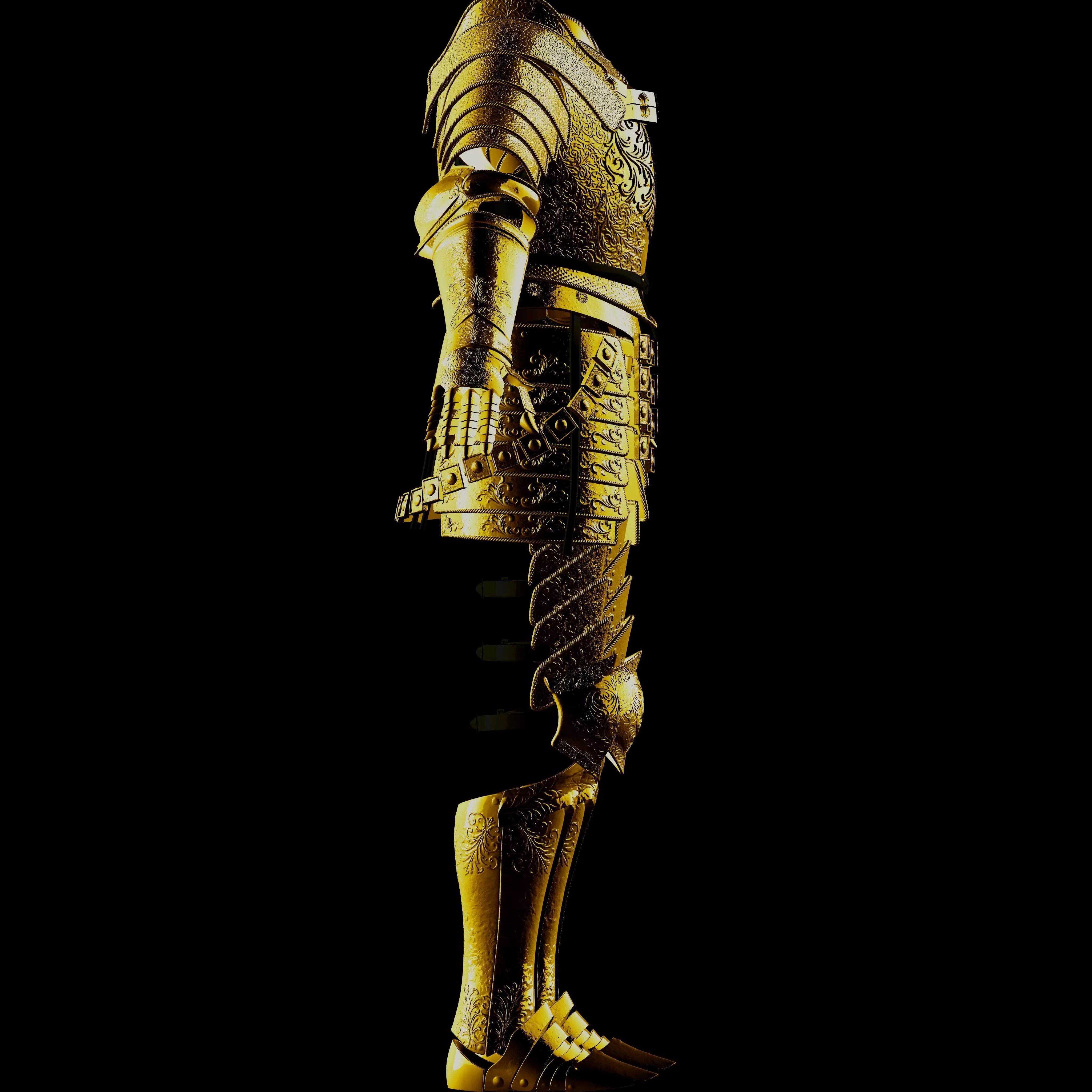 ULTIMATE CLEANROT FULL ARMOR - ELDEN RING FAN ART REPLICA STL  3D print model_32