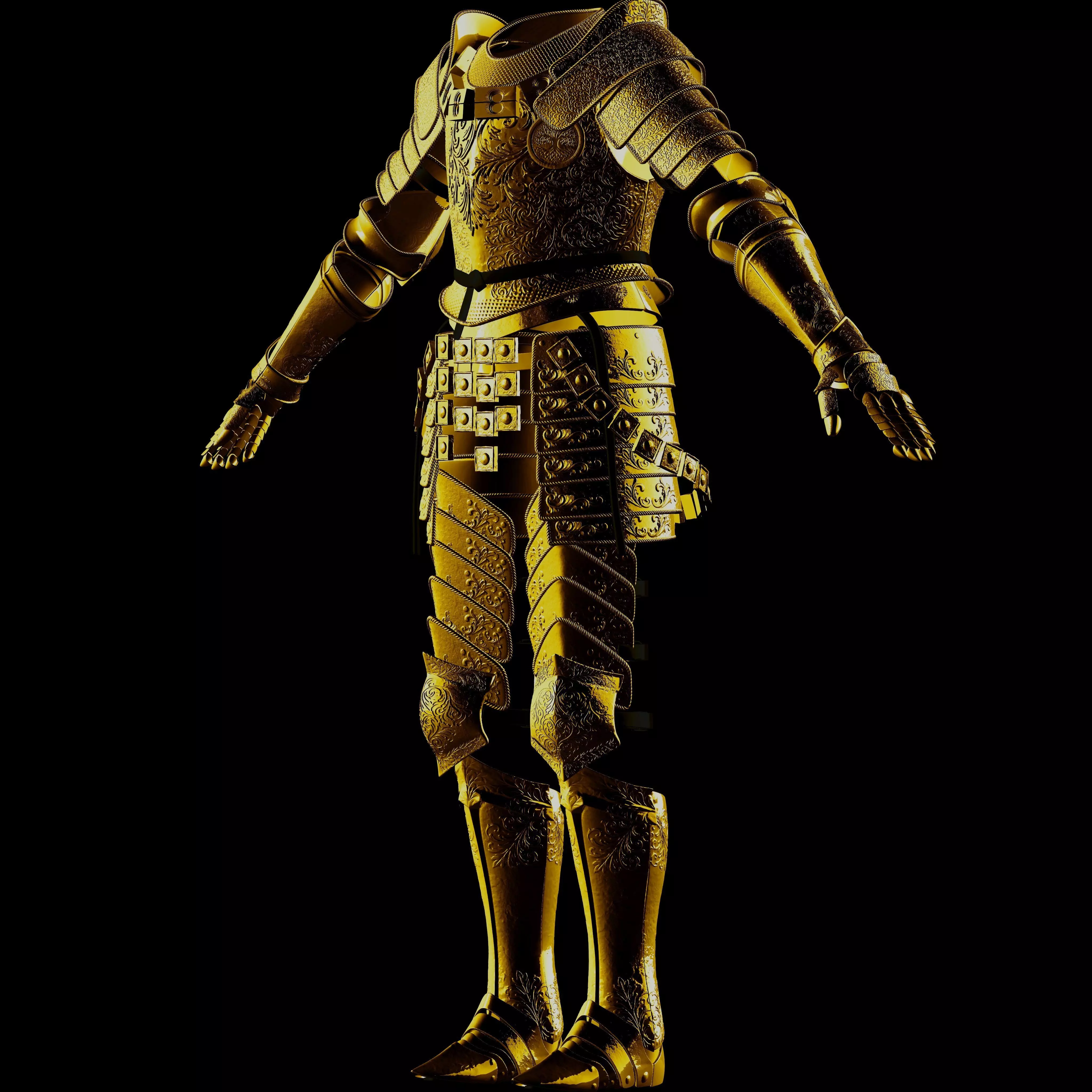 ULTIMATE CLEANROT FULL ARMOR - ELDEN RING FAN ART REPLICA STL  3D print model_54