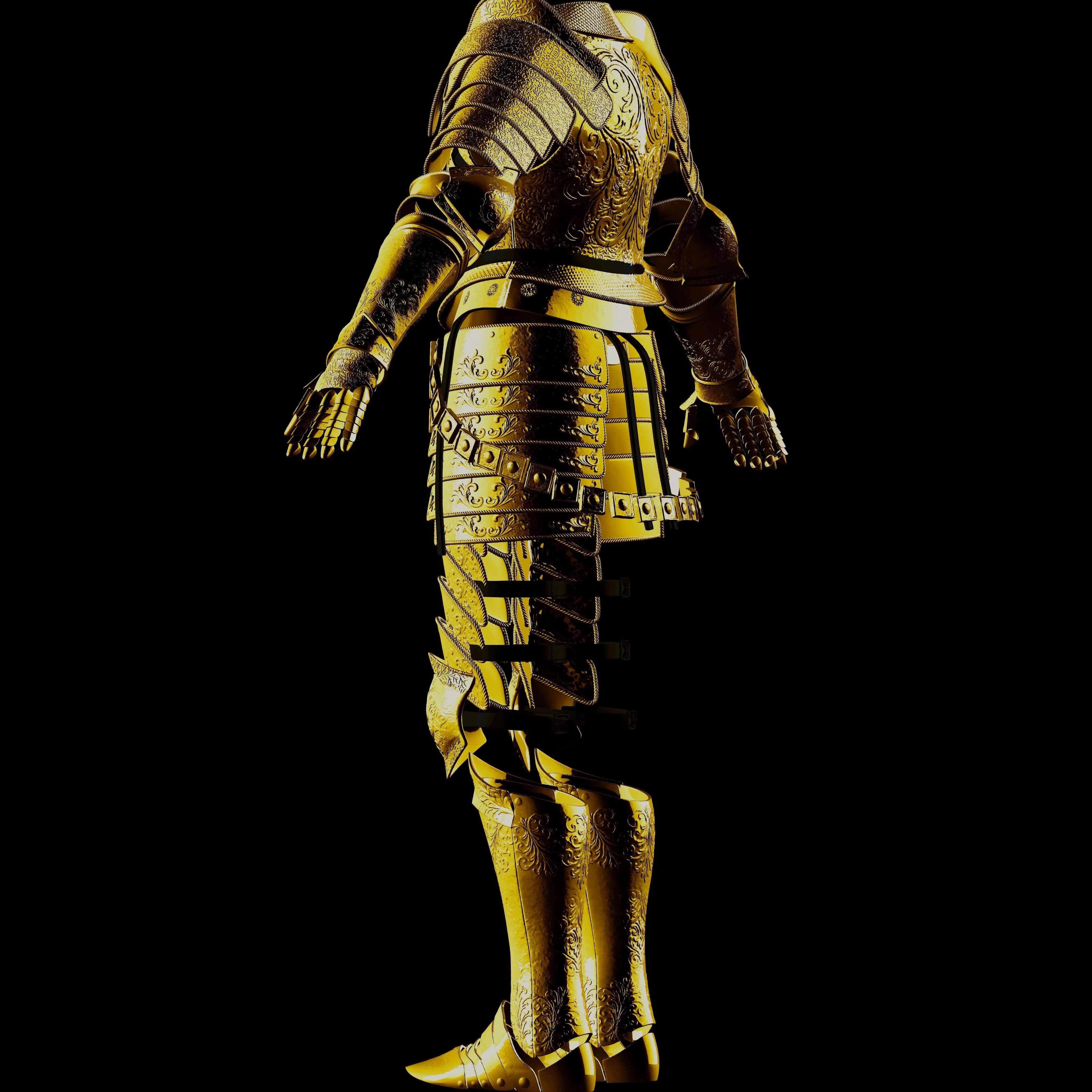 ULTIMATE CLEANROT FULL ARMOR - ELDEN RING FAN ART REPLICA STL  3D print model_38