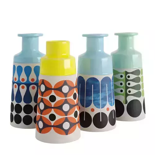 Set of 4 cone Bottle