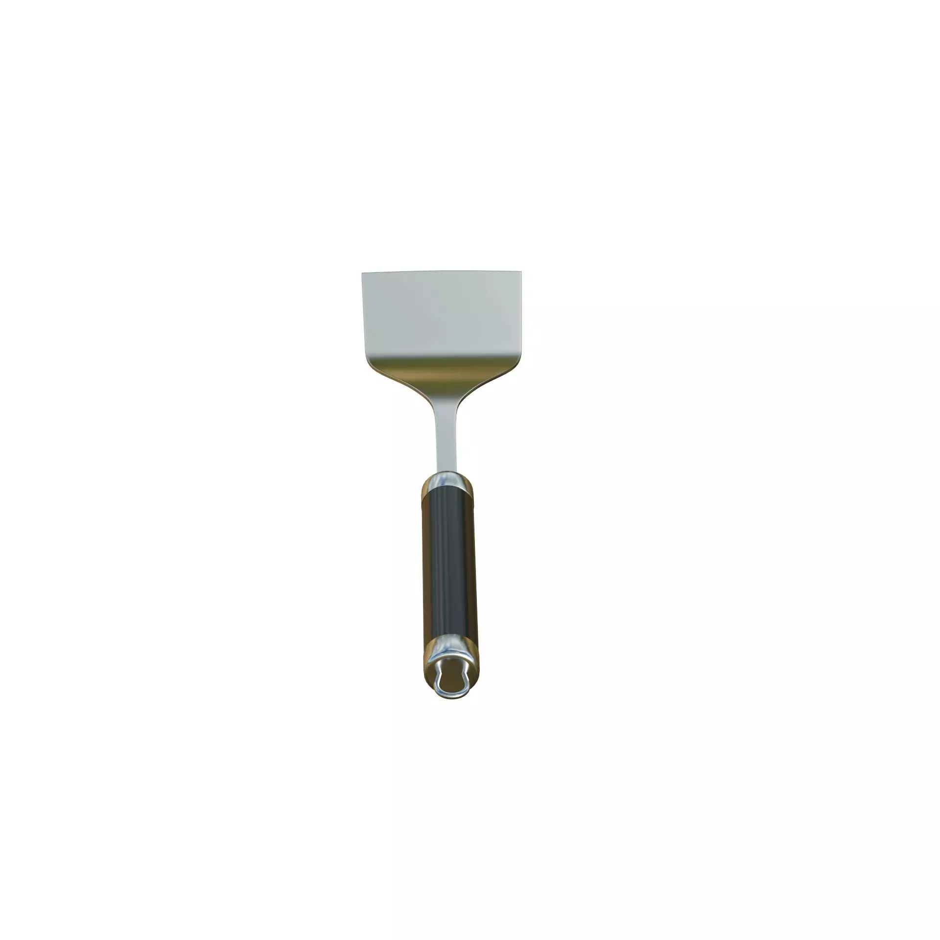 Spatula Black Low-poly 3D model_6