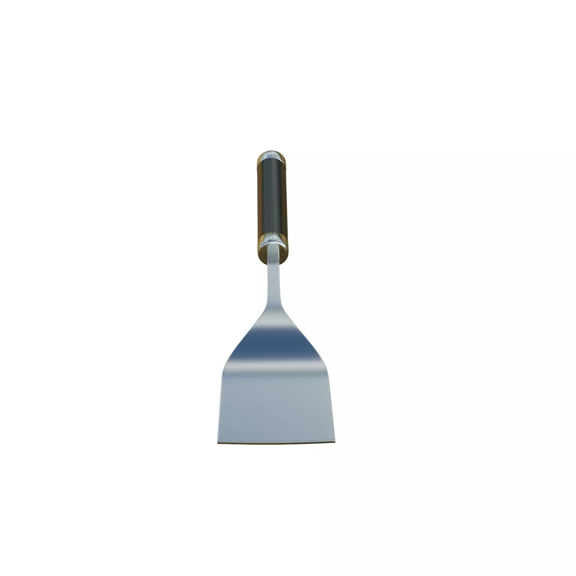 Spatula Black Low-poly 3D model_2