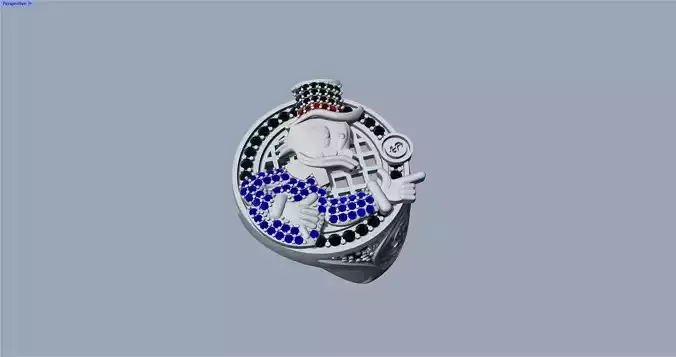 MC Duck ring - Anillo Mc Pato  3D print model