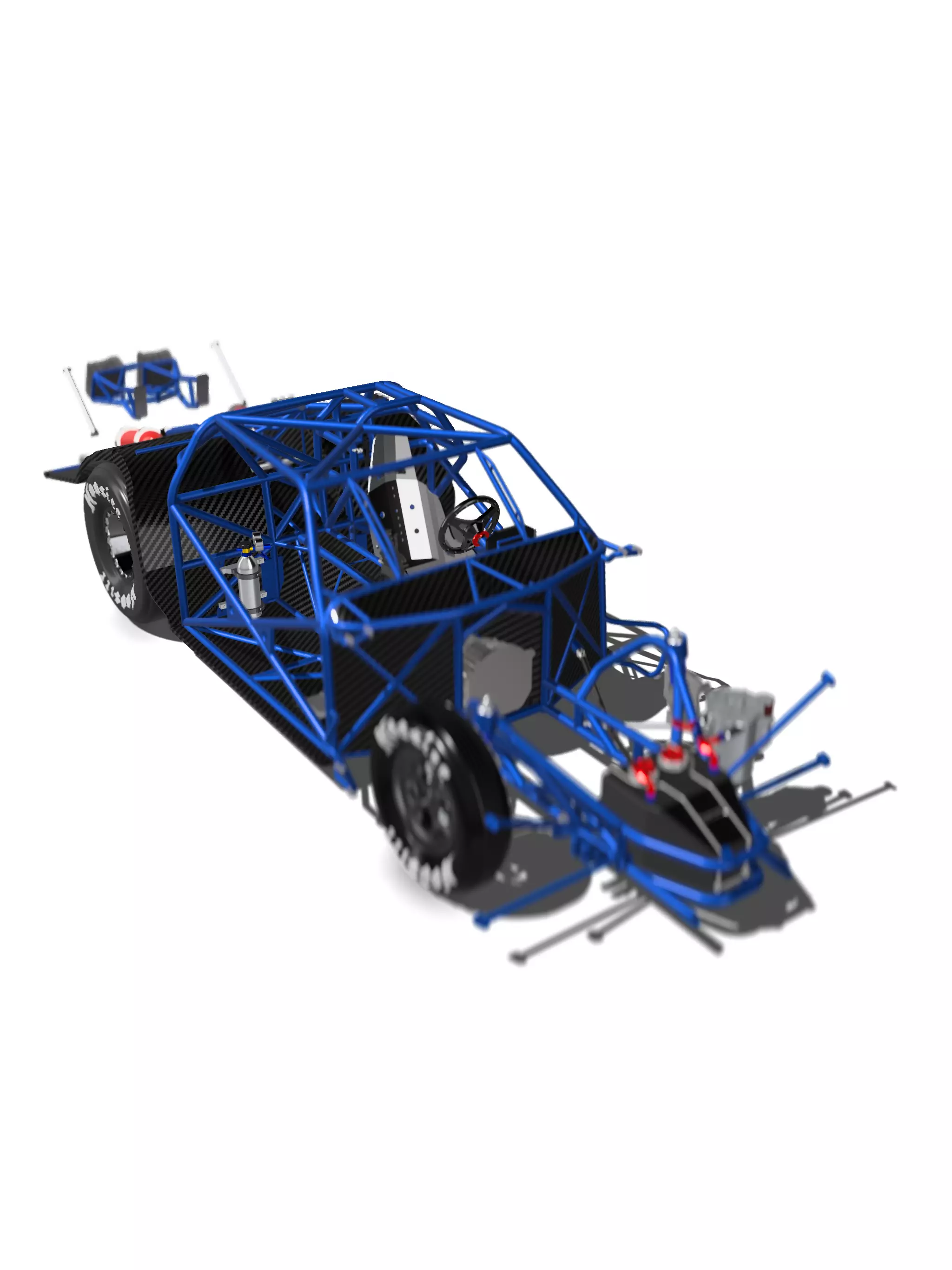 No Prep 1986 Buick Regal Chassis Set 3D print model_14