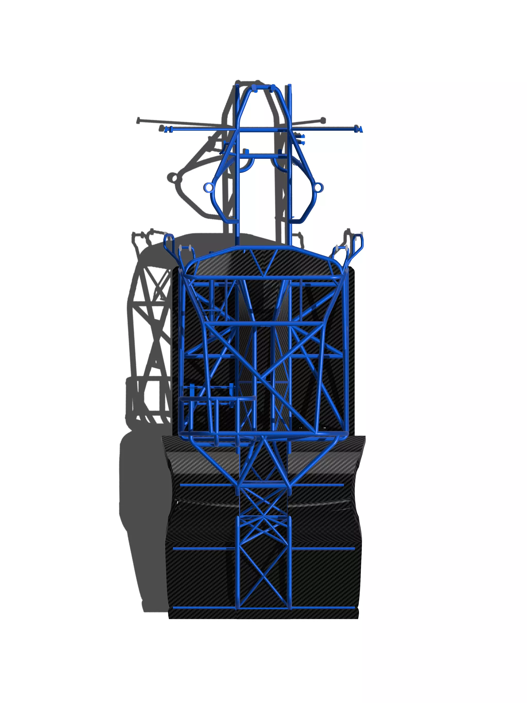 No Prep 1986 Buick Regal Chassis Set 3D print model_3