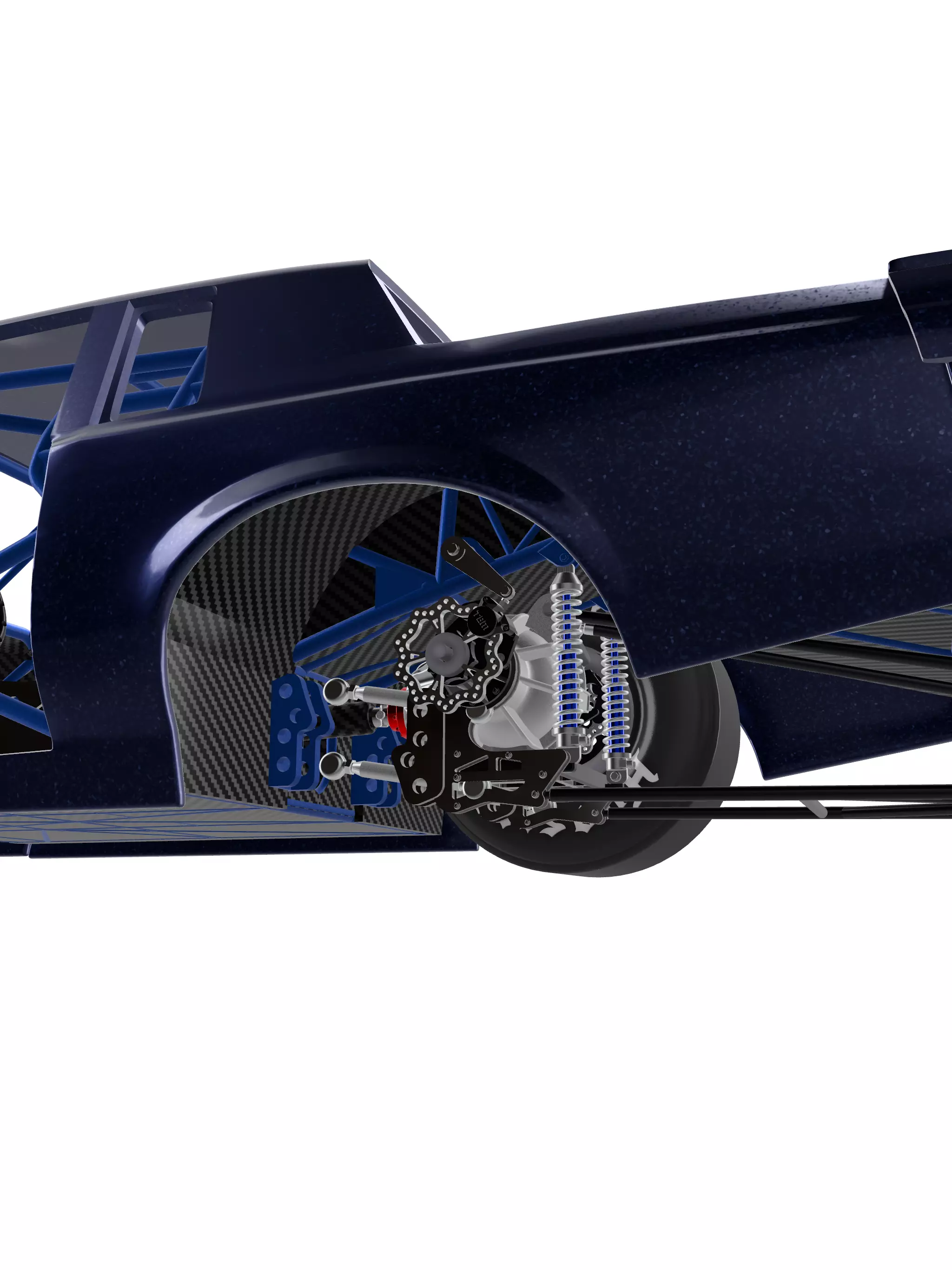 No Prep 1986 Buick Regal Chassis Set 3D print model_12