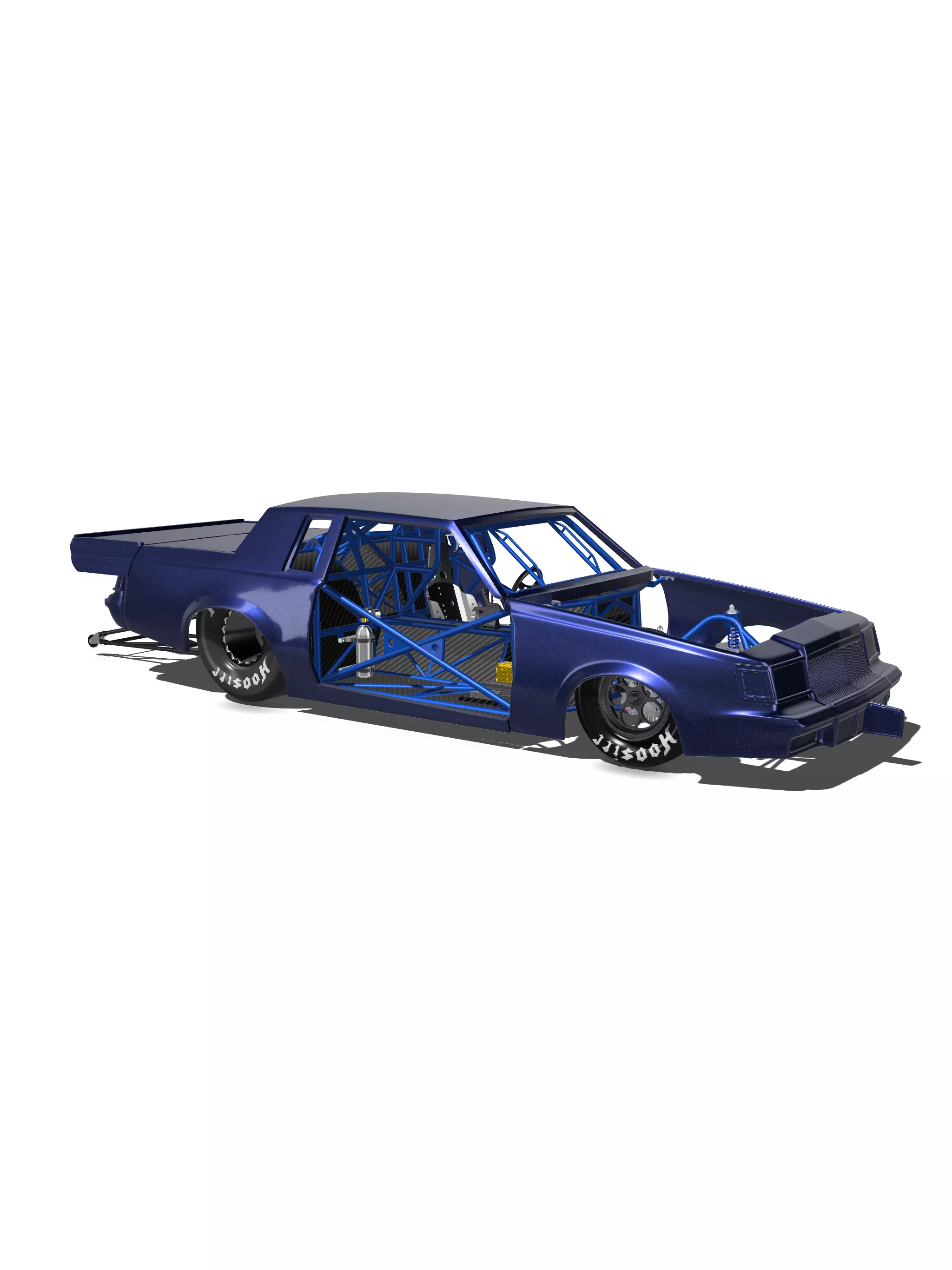 No Prep 1986 Buick Regal Chassis Set 3D print model_8