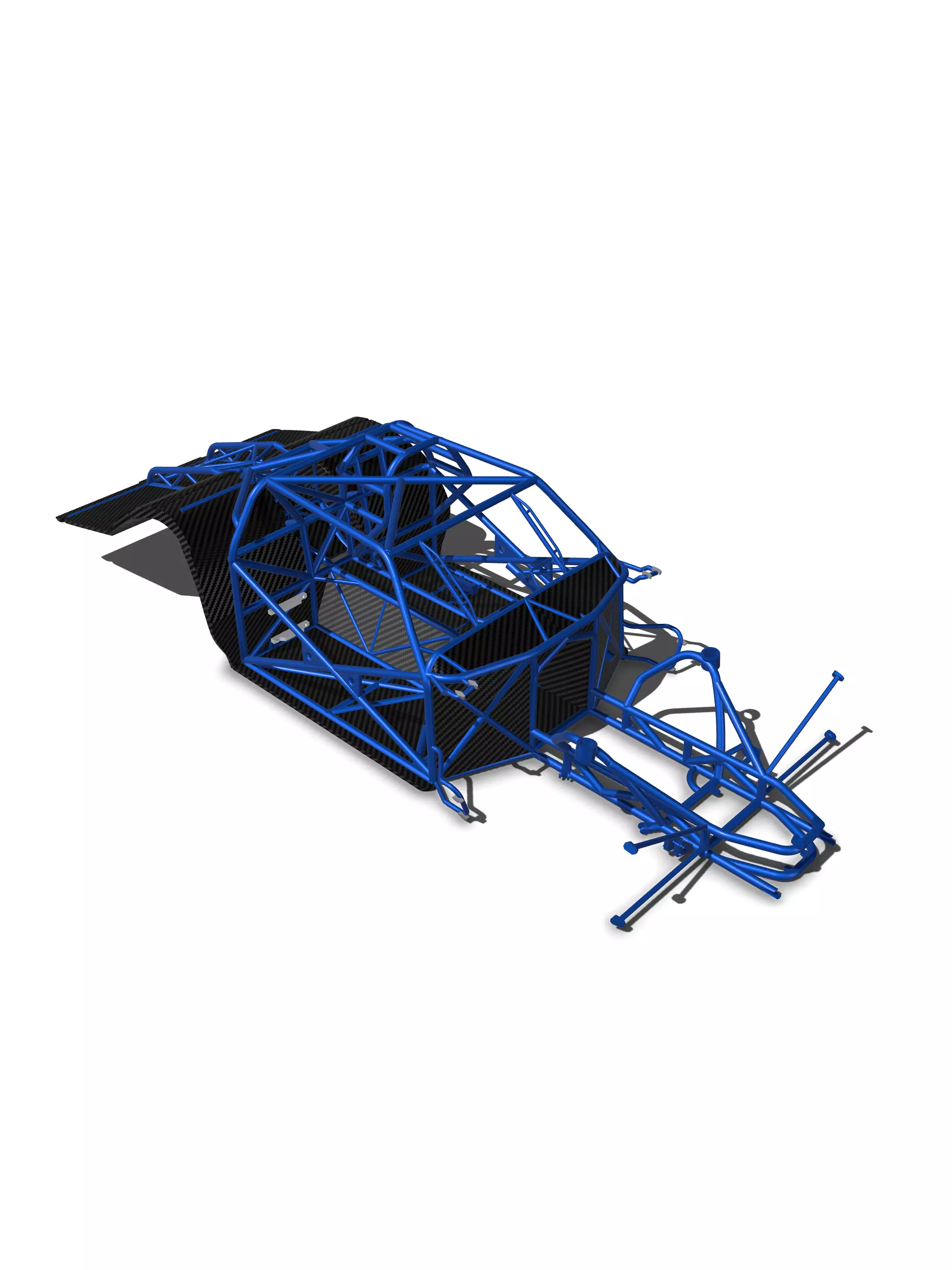 No Prep 1986 Buick Regal Chassis Set 3D print model_1