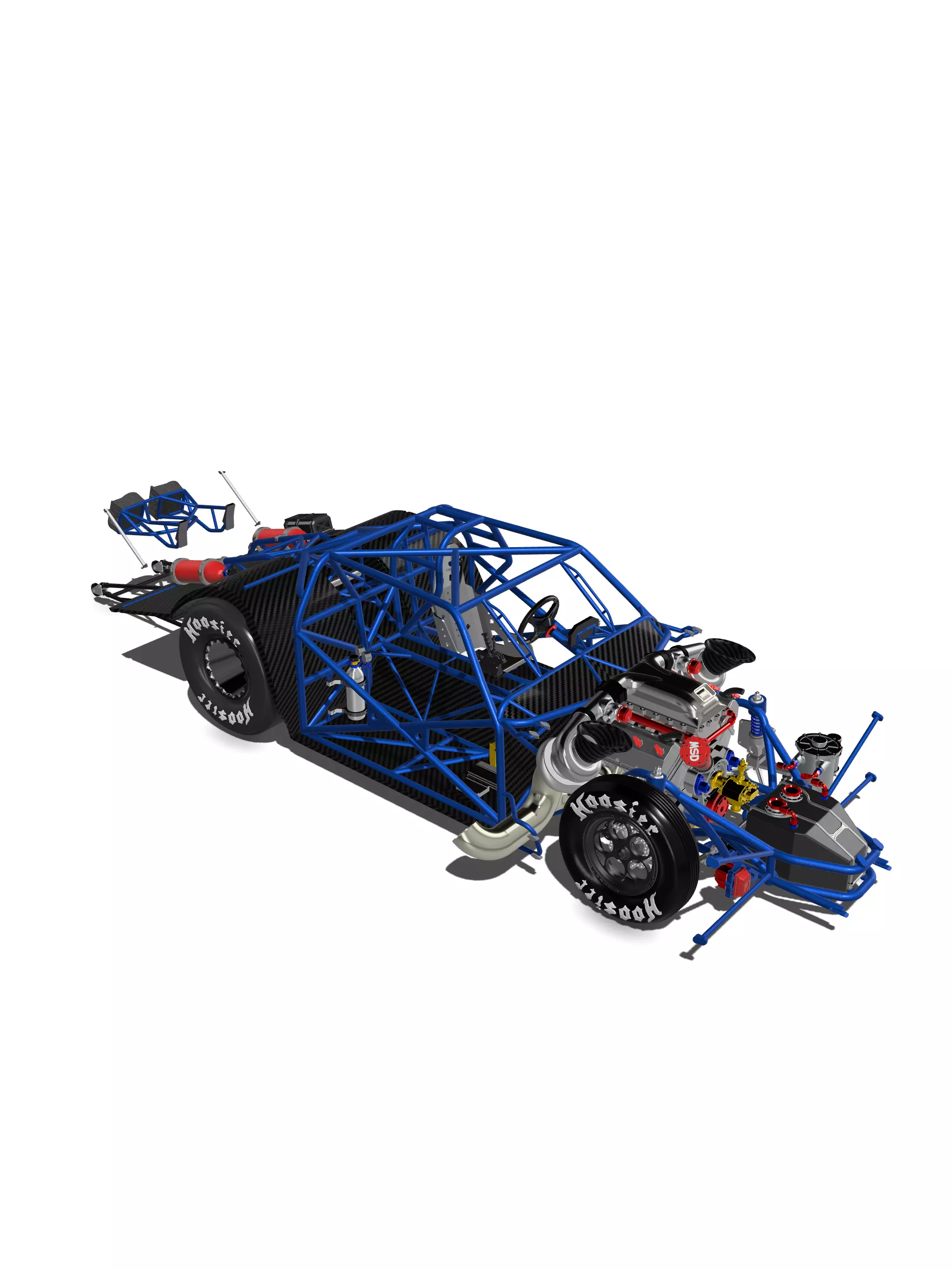 No Prep 1986 Buick Regal Chassis Set 3D print model_5