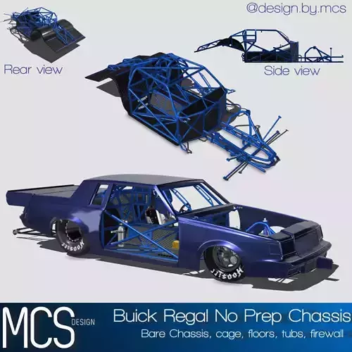 No Prep 1986 Buick Regal Chassis Set