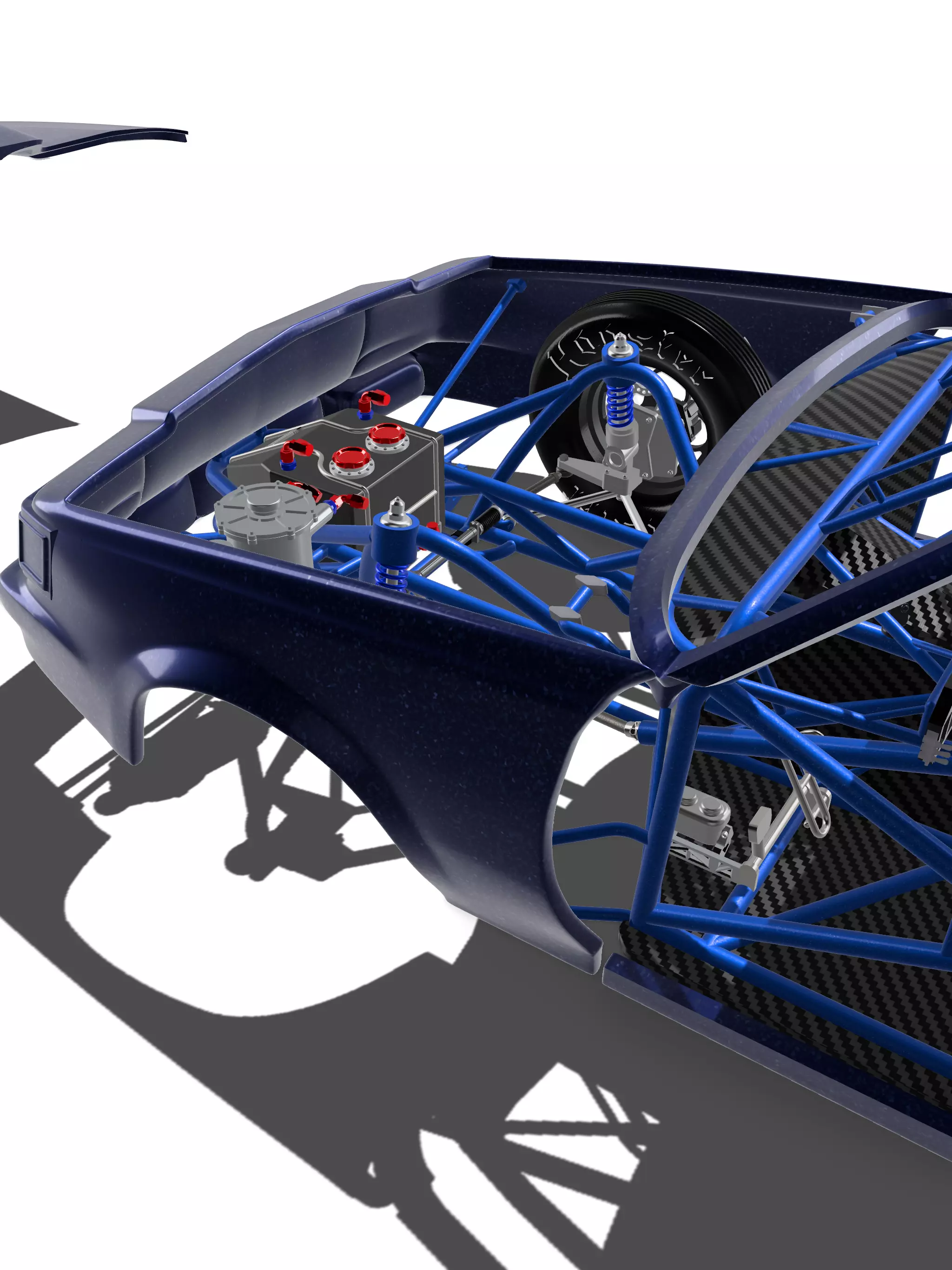 No Prep 1986 Buick Regal Chassis Set 3D print model_11