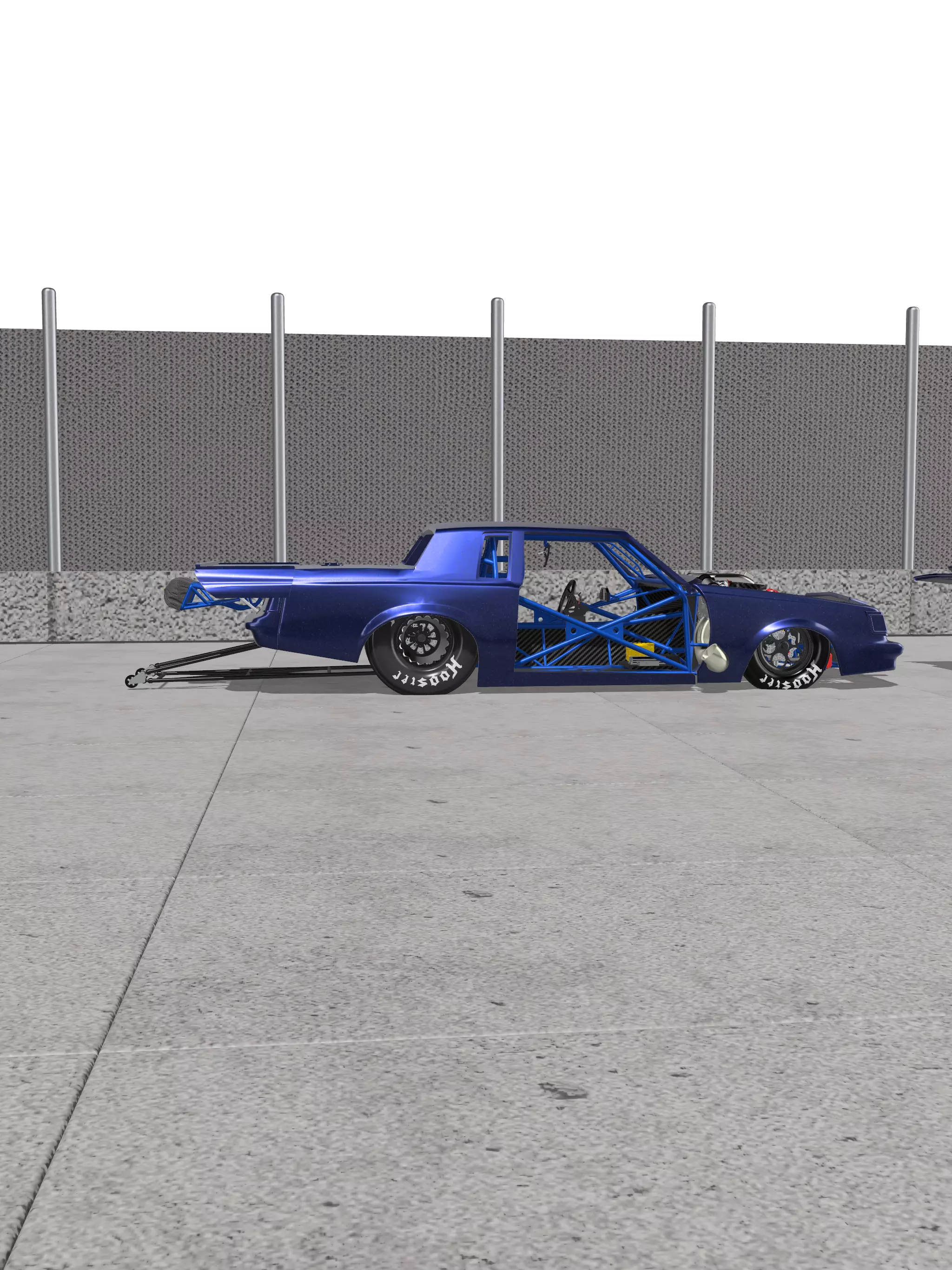 No Prep 1986 Buick Regal Chassis Set 3D print model_15