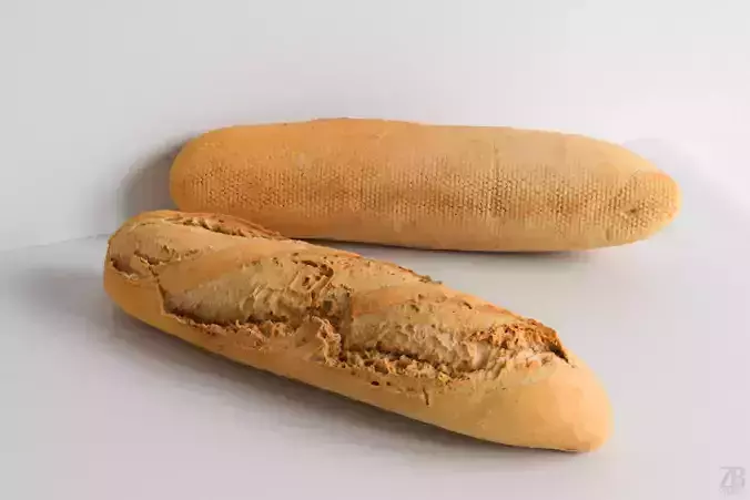 Bread 3D model