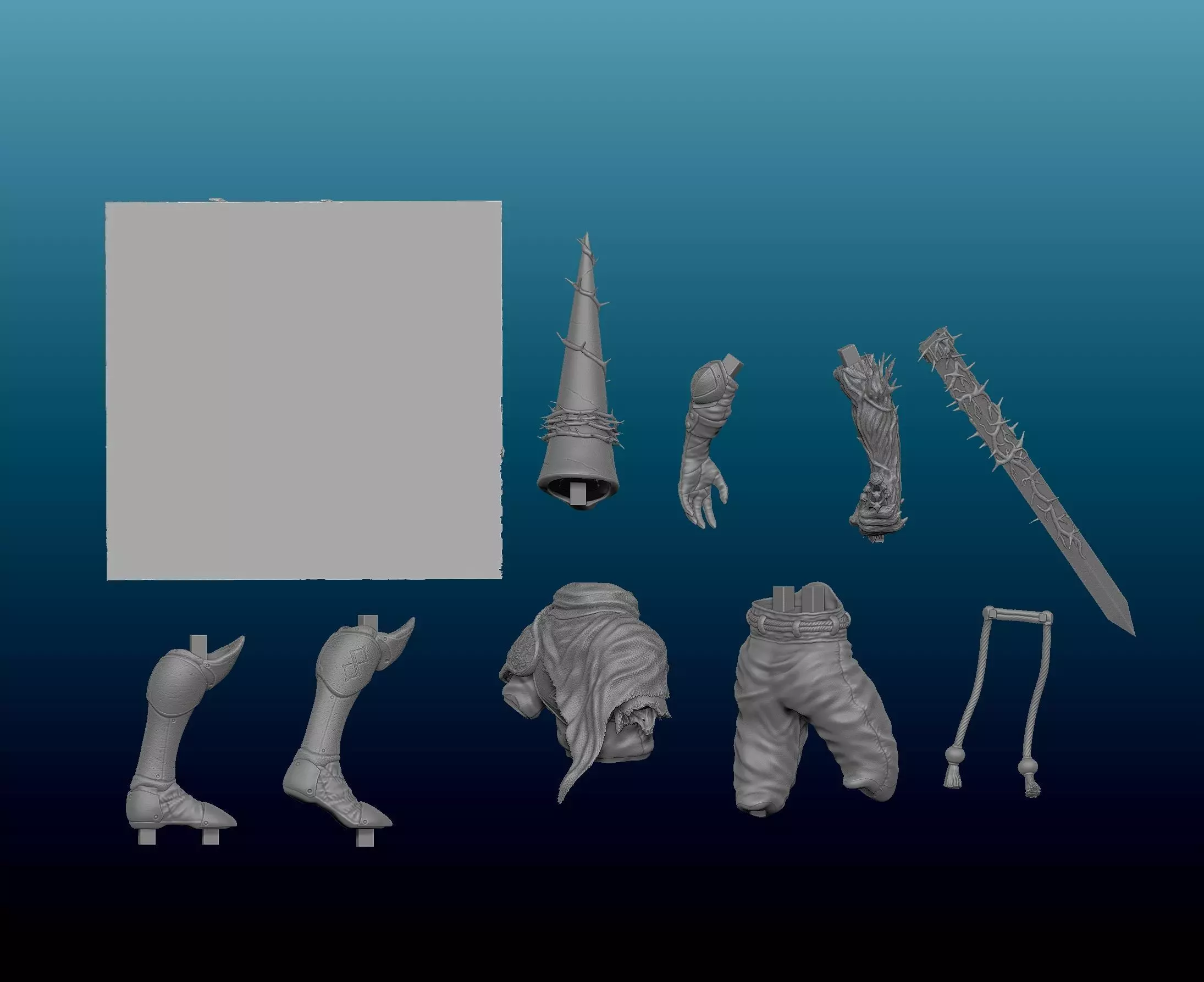 Penitent One Mea Culpa - Blasphemous 2 dlc 3D print model_9