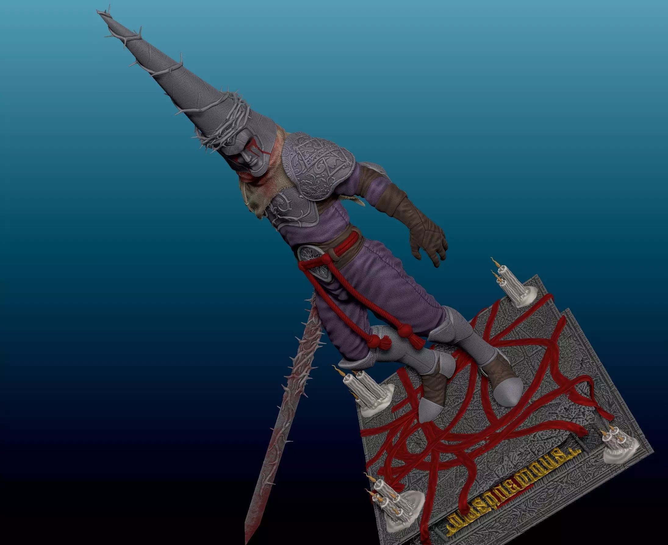 Penitent One Mea Culpa - Blasphemous 2 dlc 3D print model_1