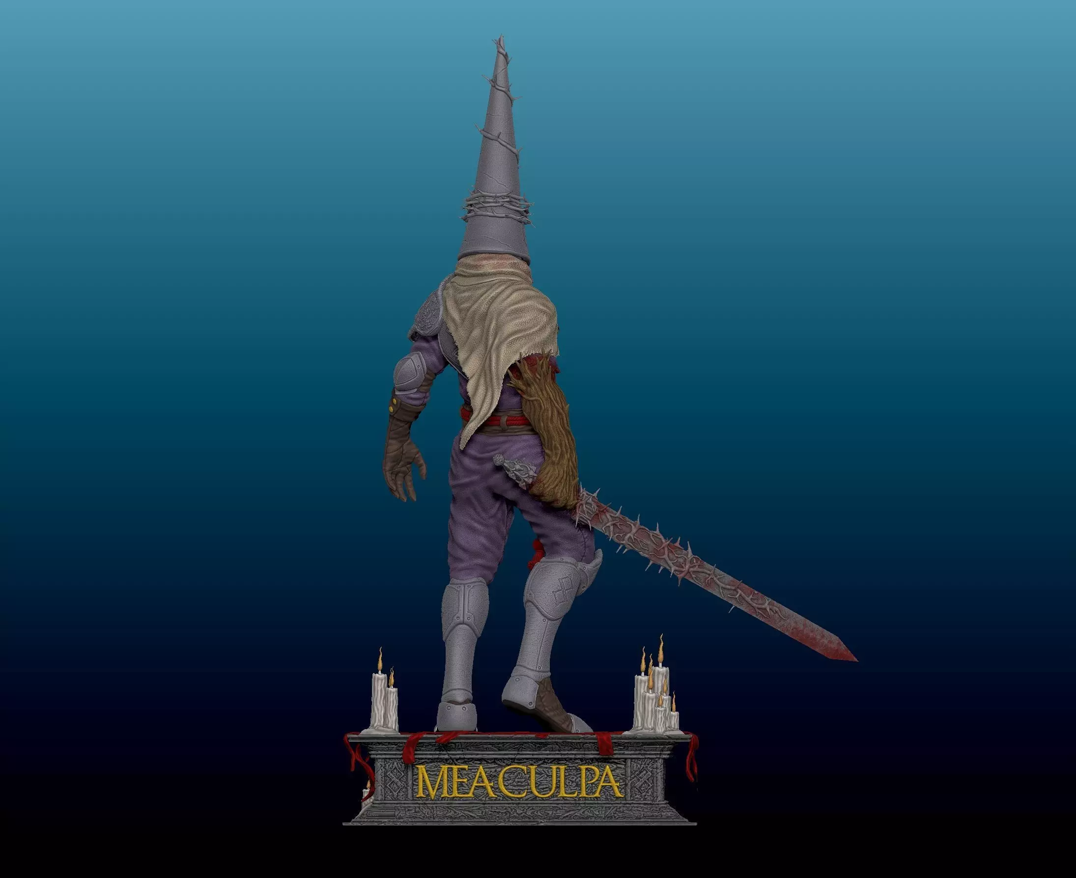 Penitent One Mea Culpa - Blasphemous 2 dlc 3D print model_7