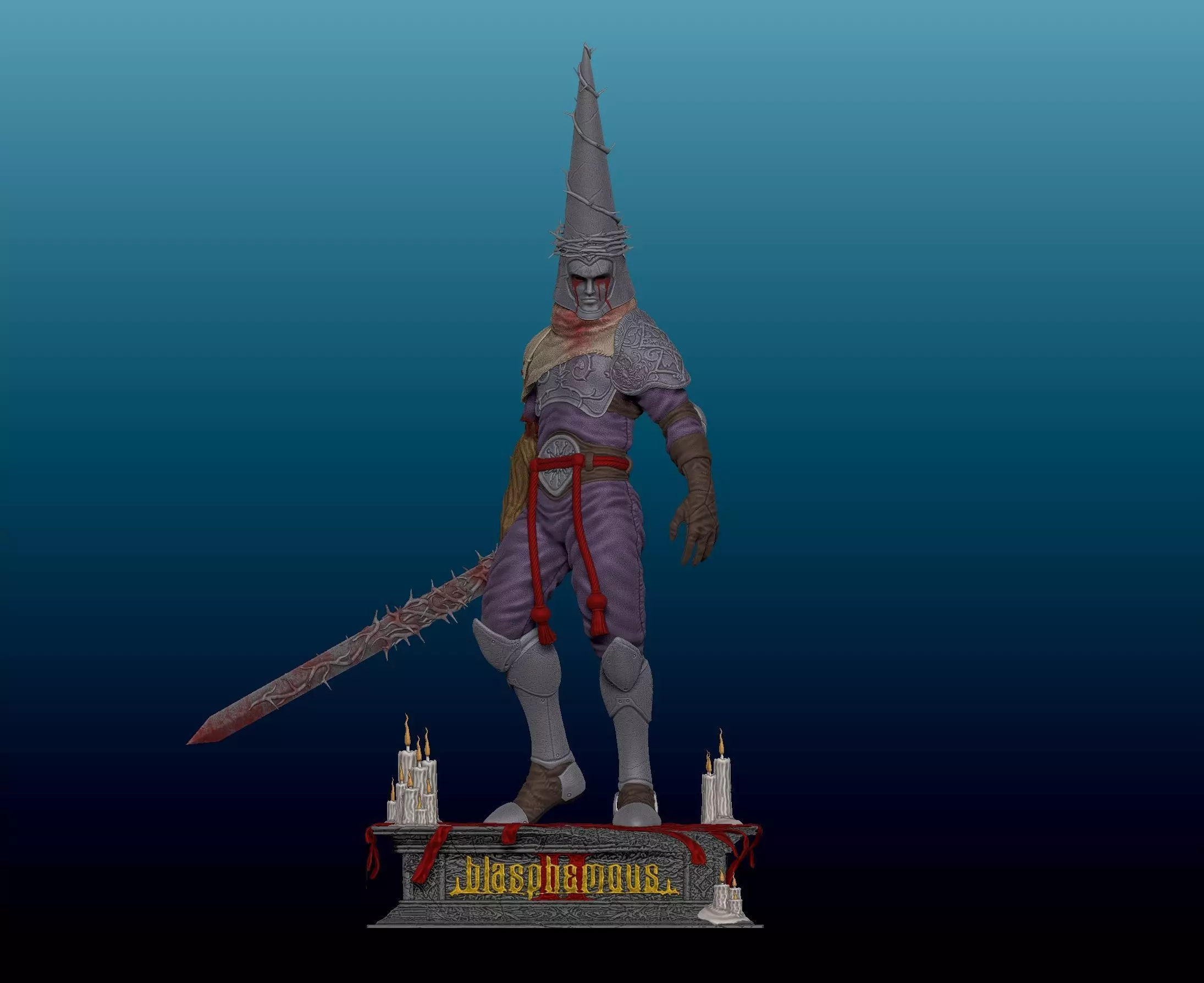 Penitent One Mea Culpa - Blasphemous 2 dlc 3D print model_4