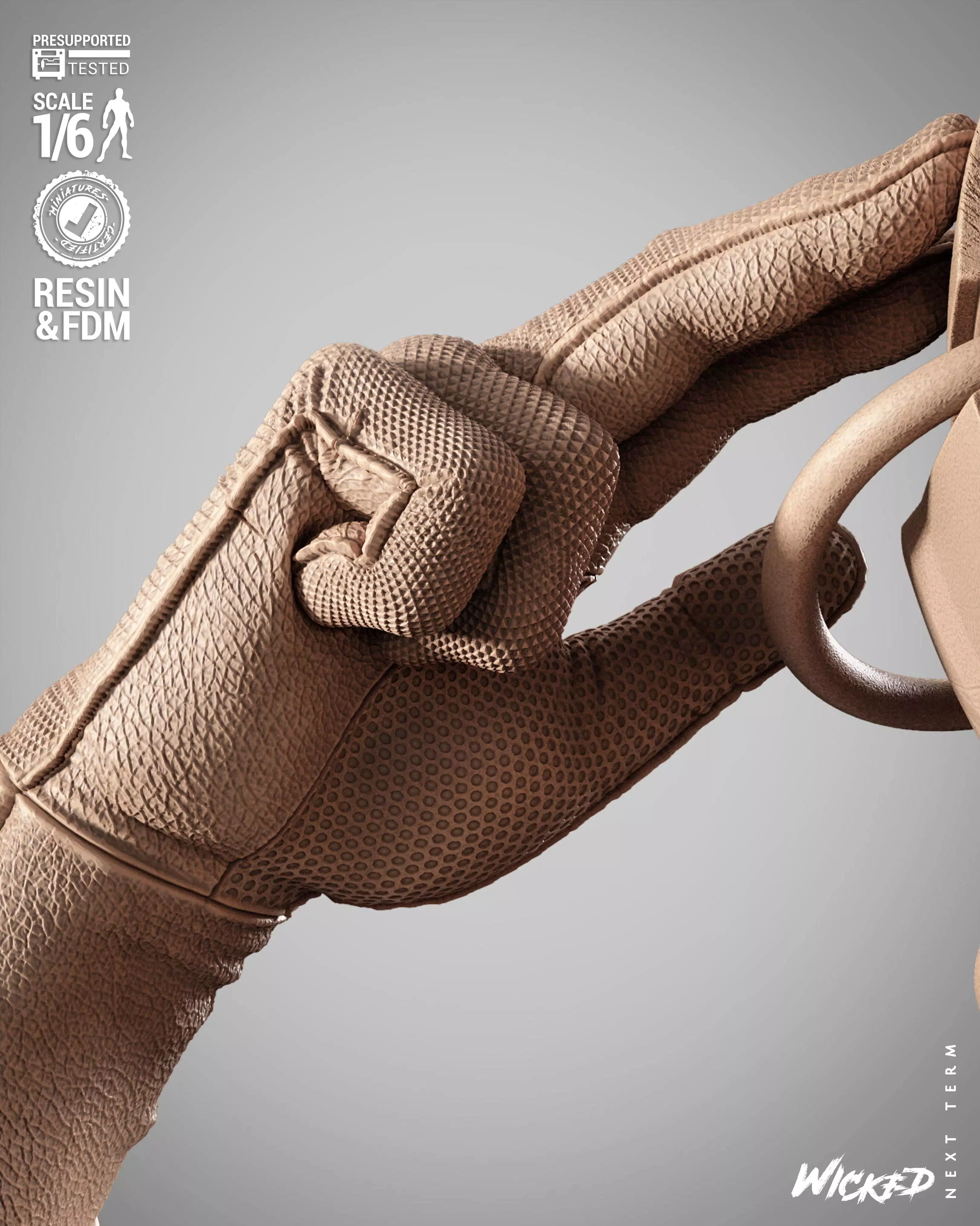 Wicked Marvel Professor X Sculpture  3D print model_14