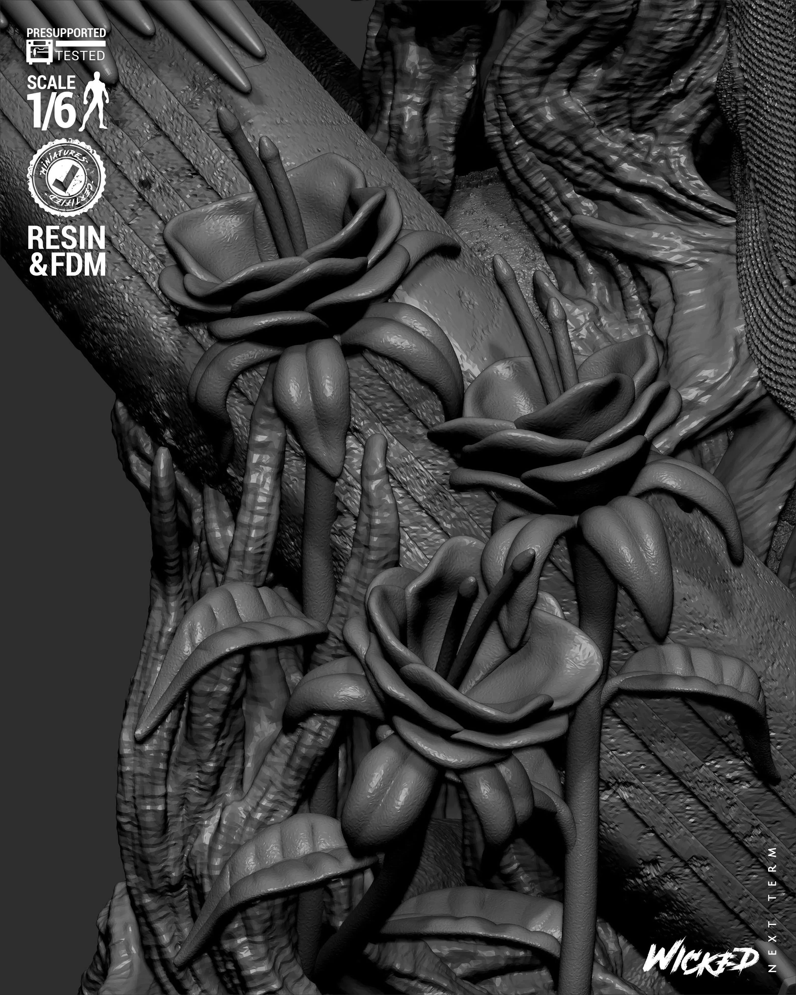 Wicked Marvel Professor X Sculpture  3D print model_24