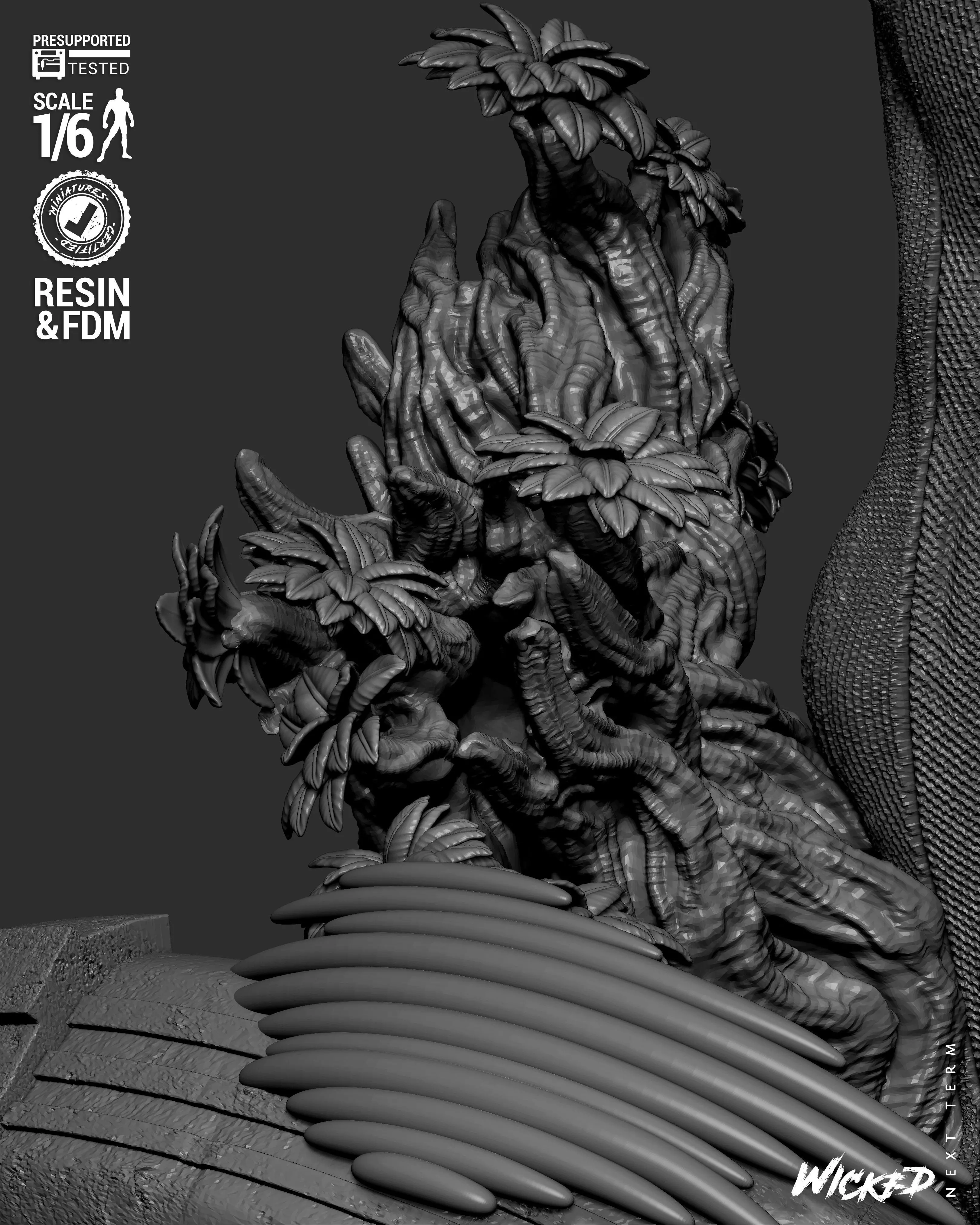 Wicked Marvel Professor X Sculpture  3D print model_33