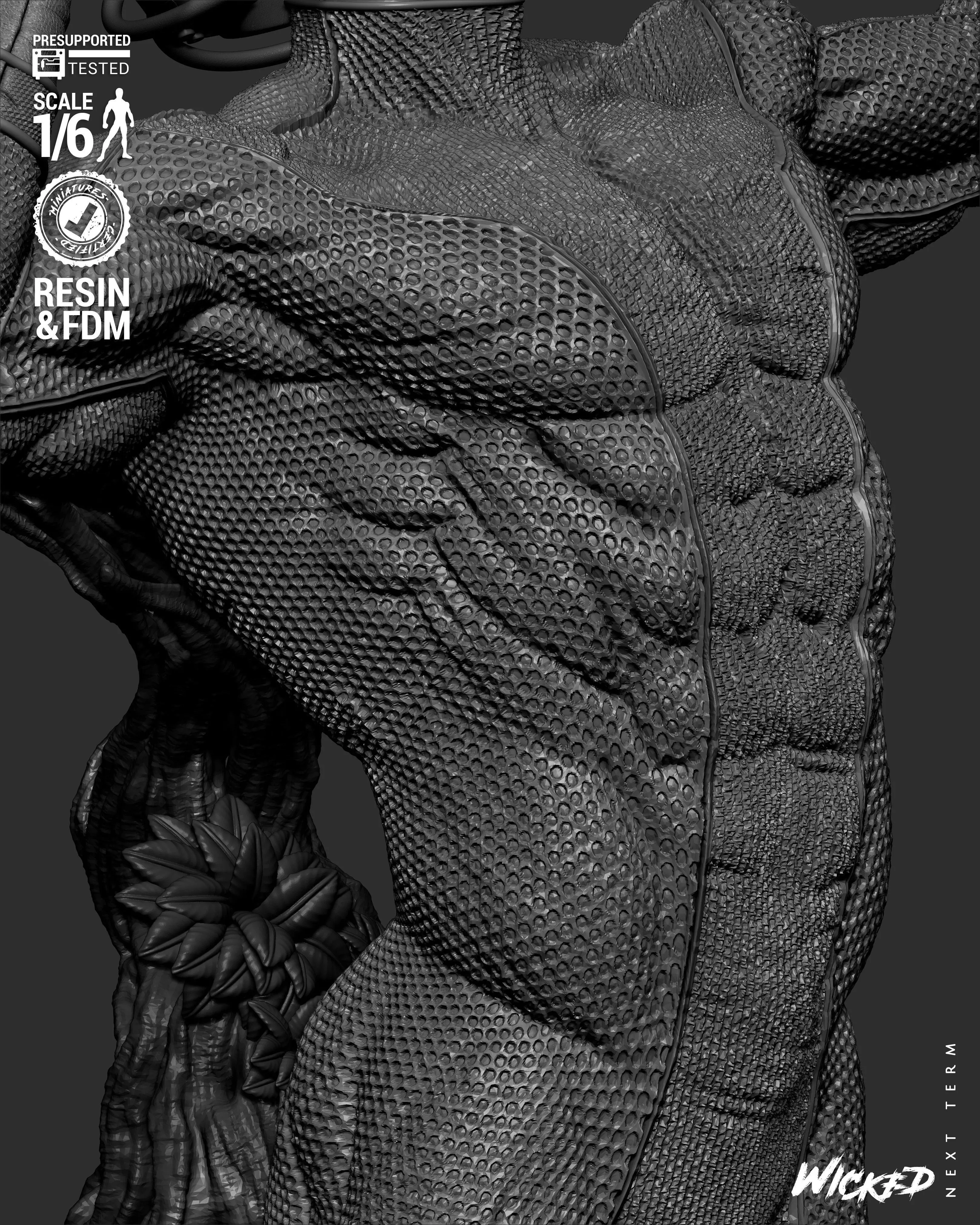 Wicked Marvel Professor X Sculpture  3D print model_15